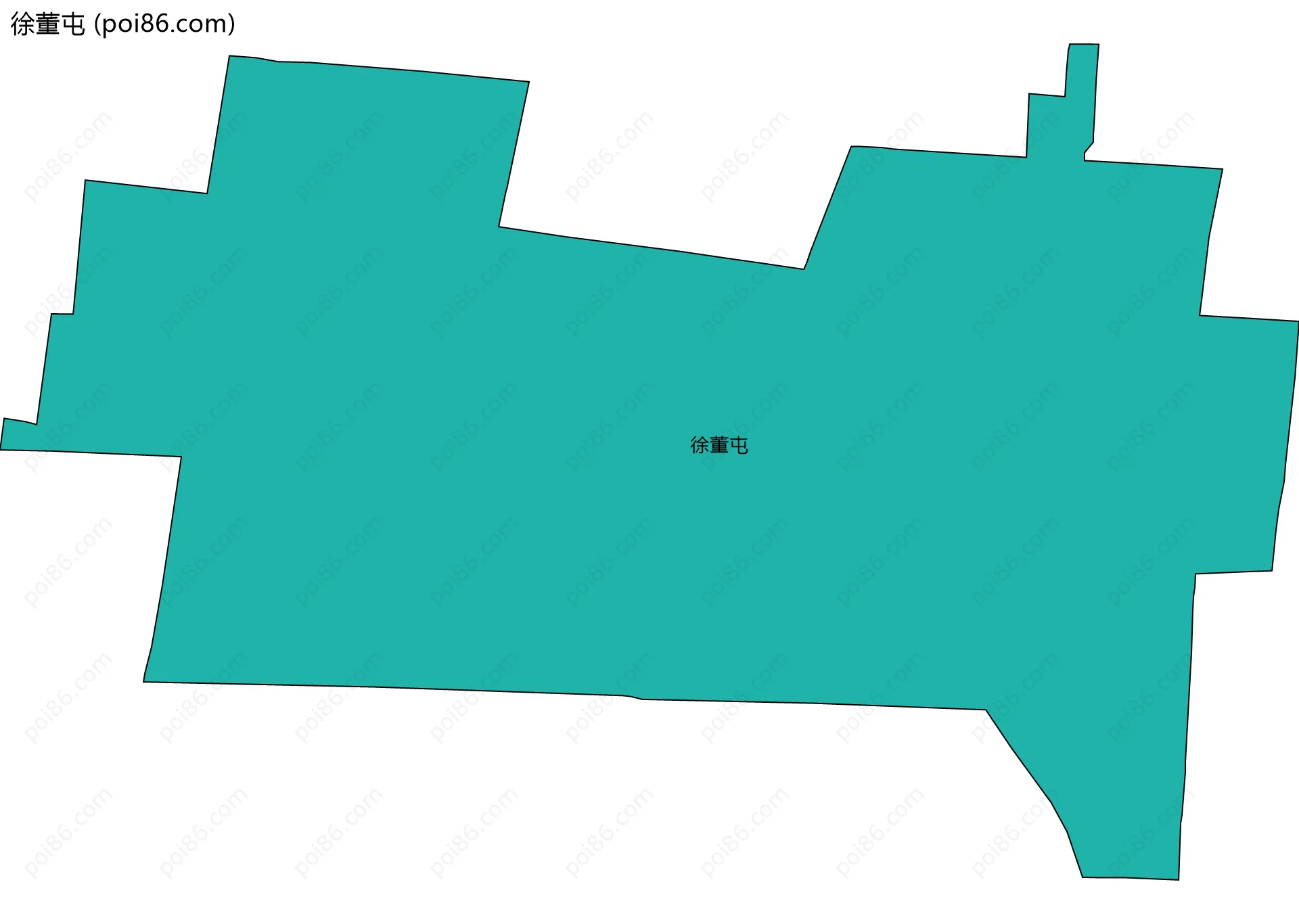 徐董屯边界地图