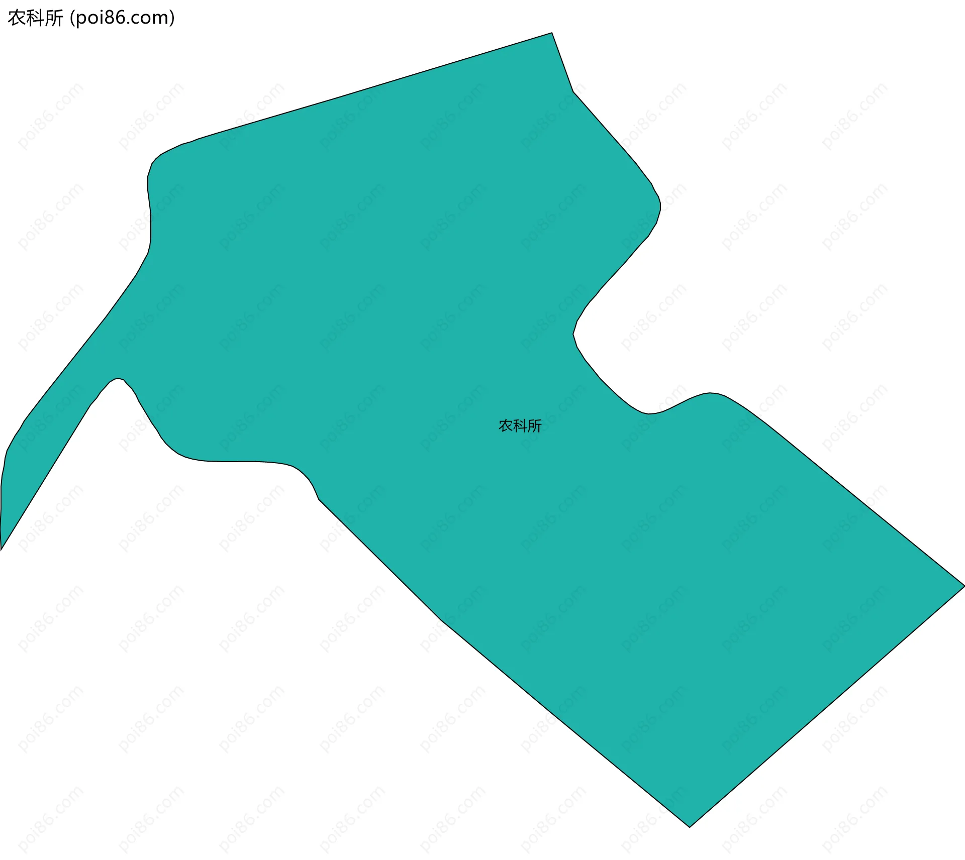 农科所边界地图