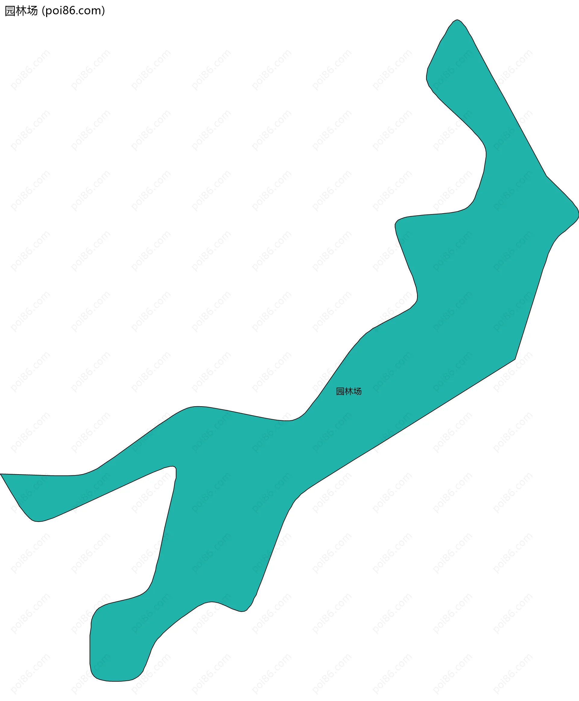 园林场边界地图