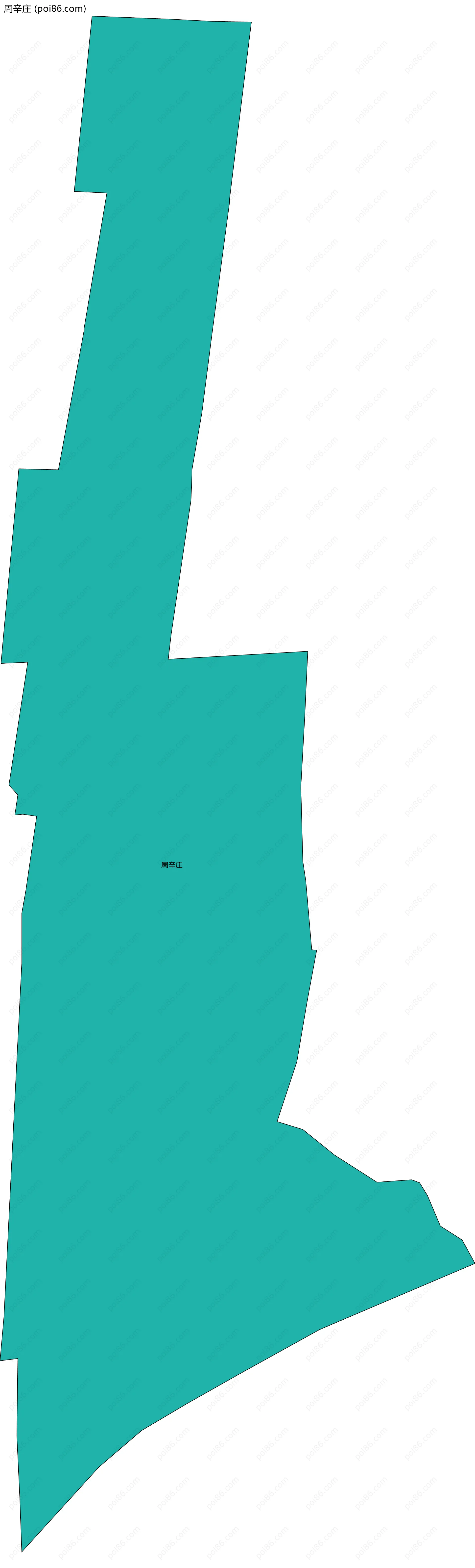 周辛庄边界地图