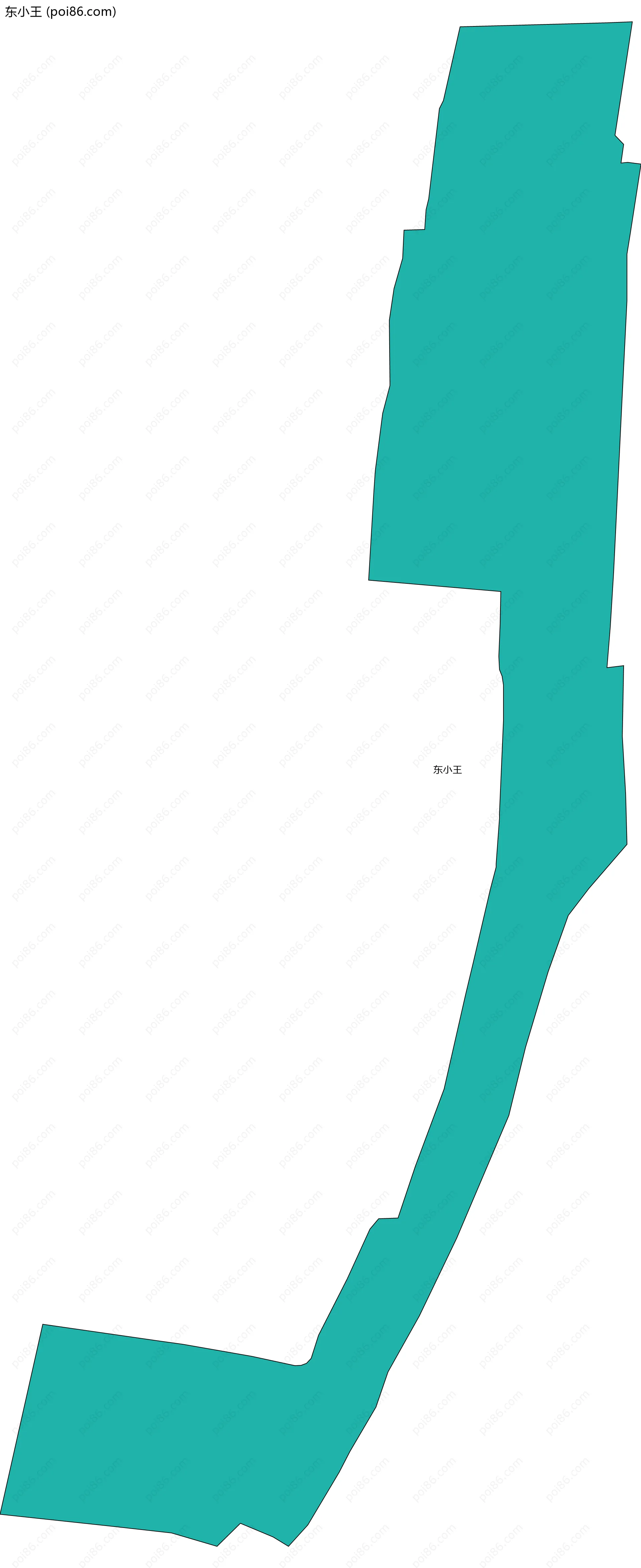 东小王边界地图