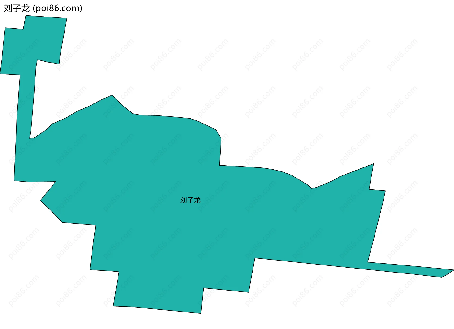 刘子龙边界地图