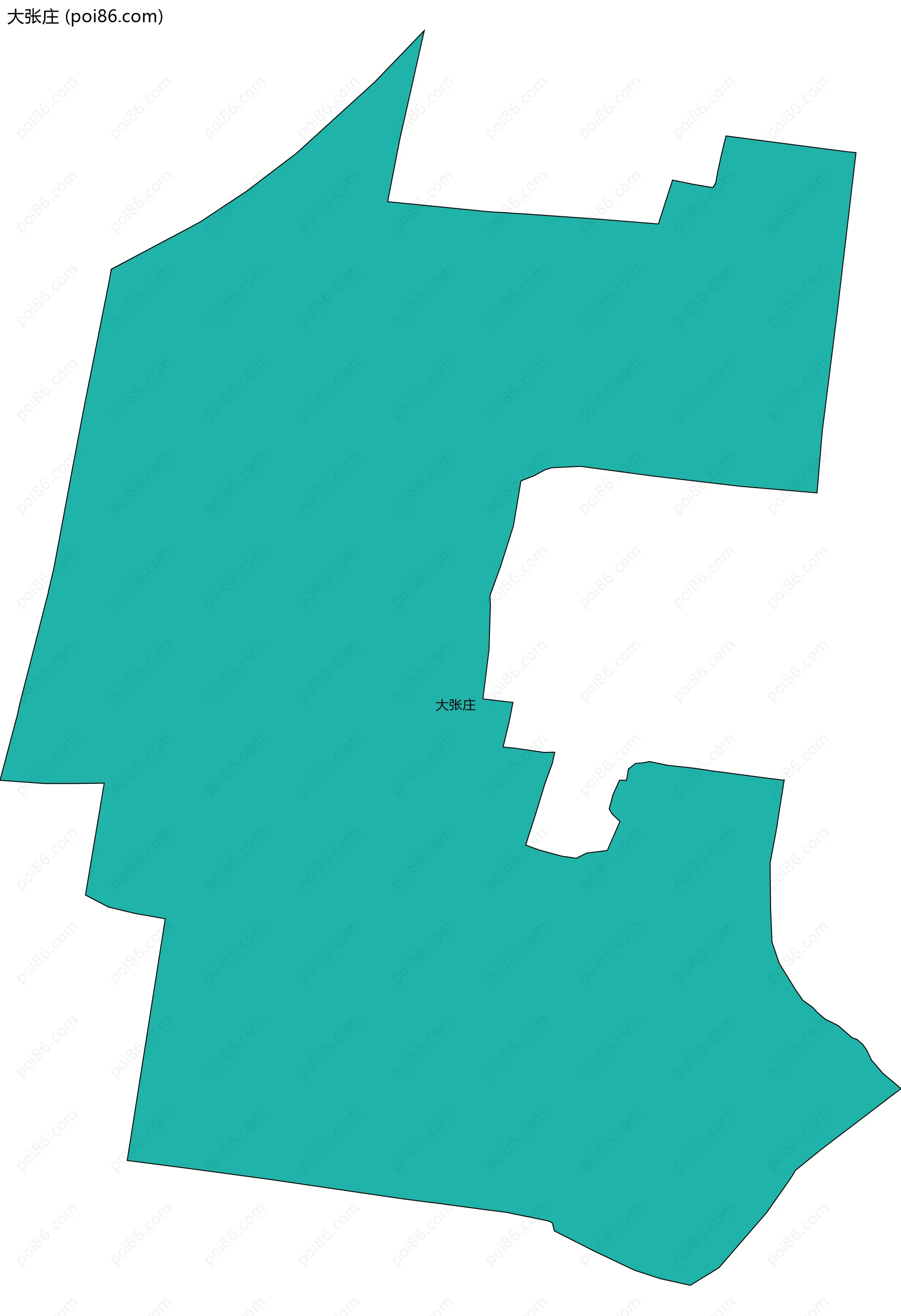 大张庄边界地图