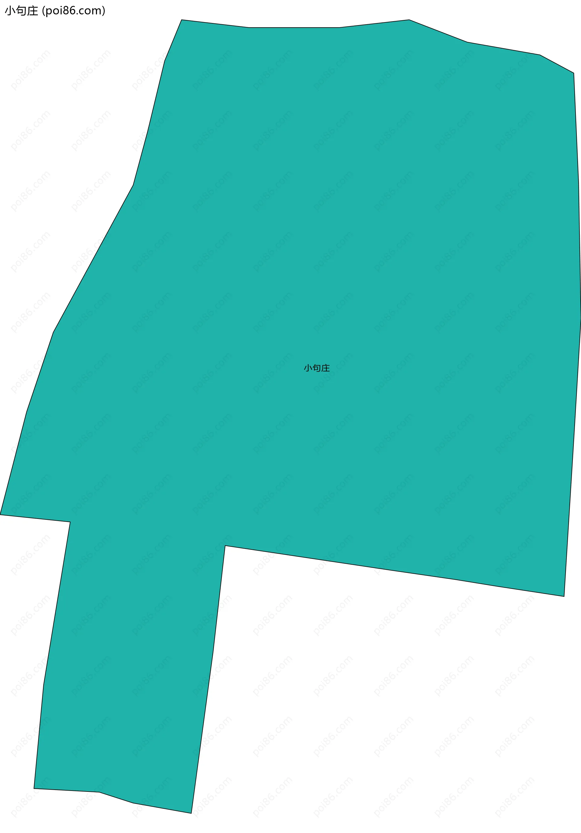 小句庄边界地图