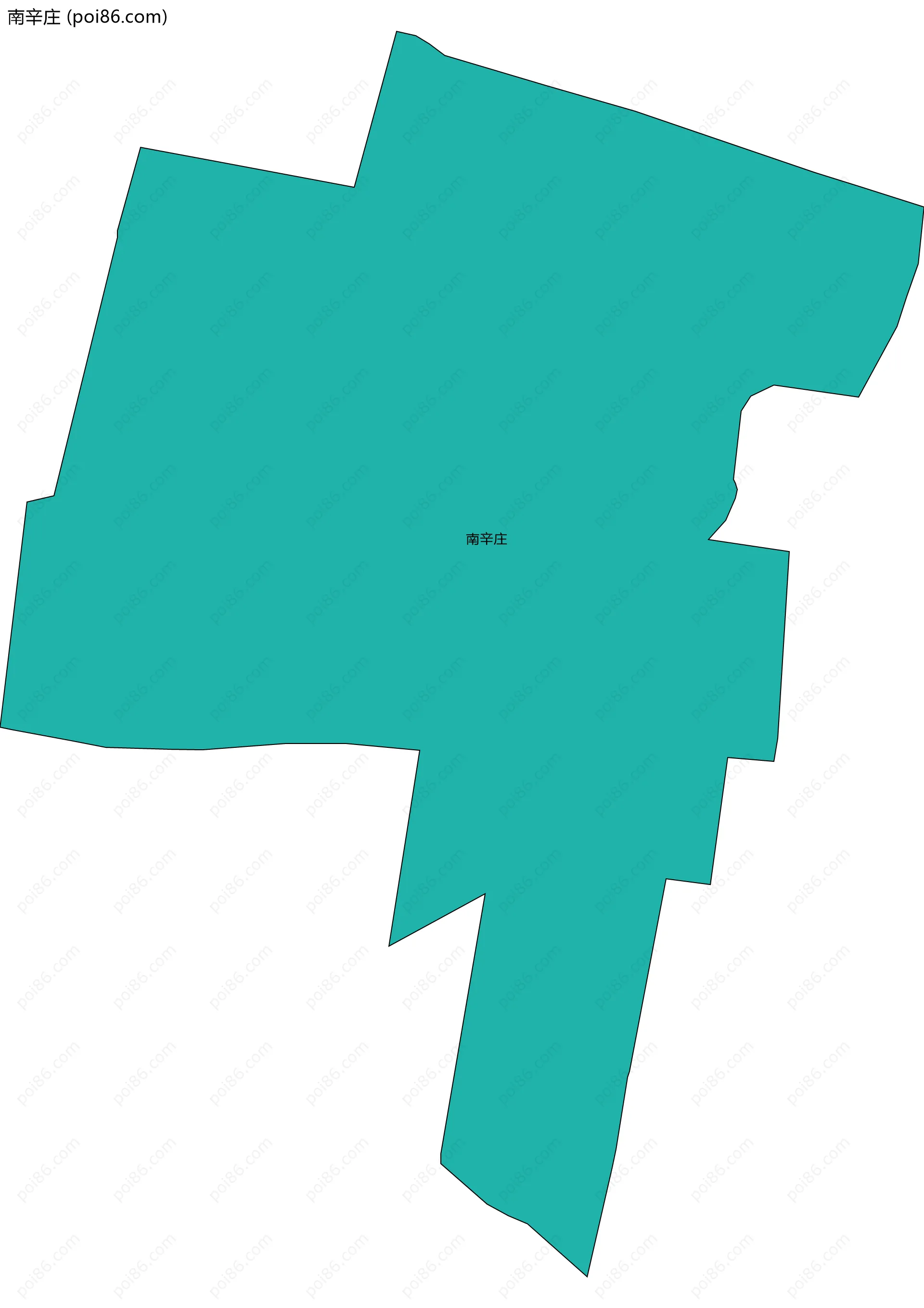 南辛庄边界地图