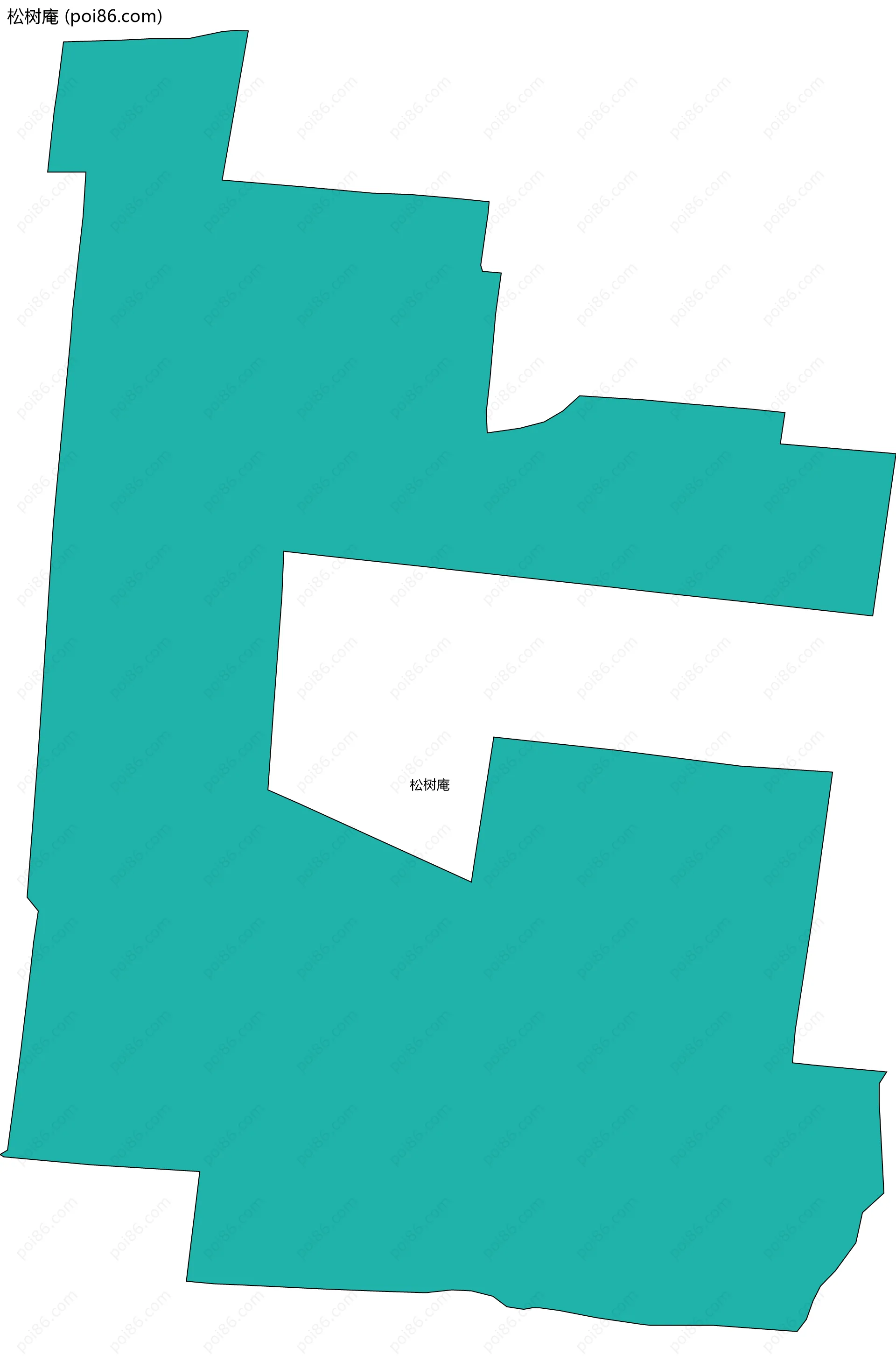 松树庵边界地图