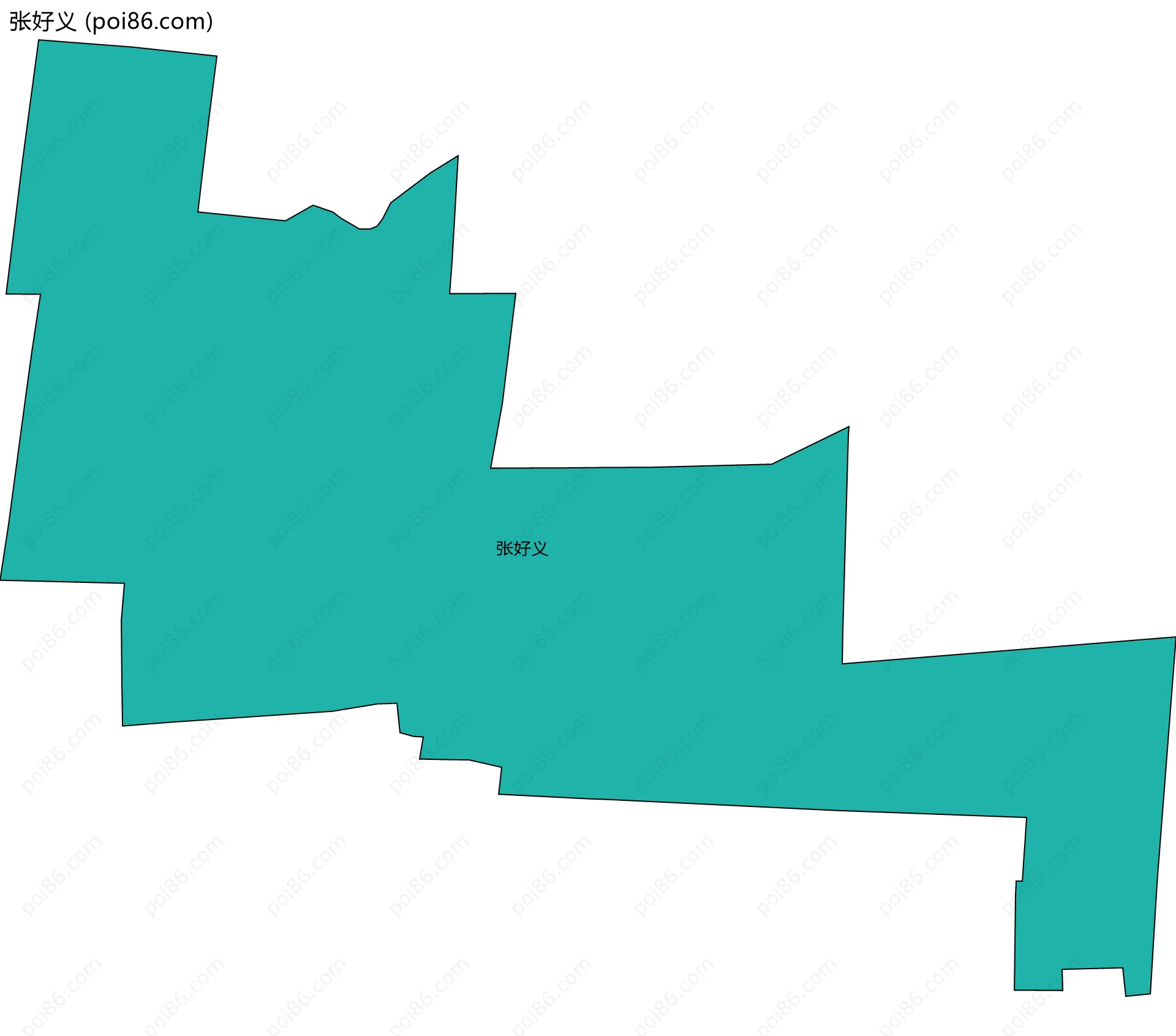 张好义边界地图