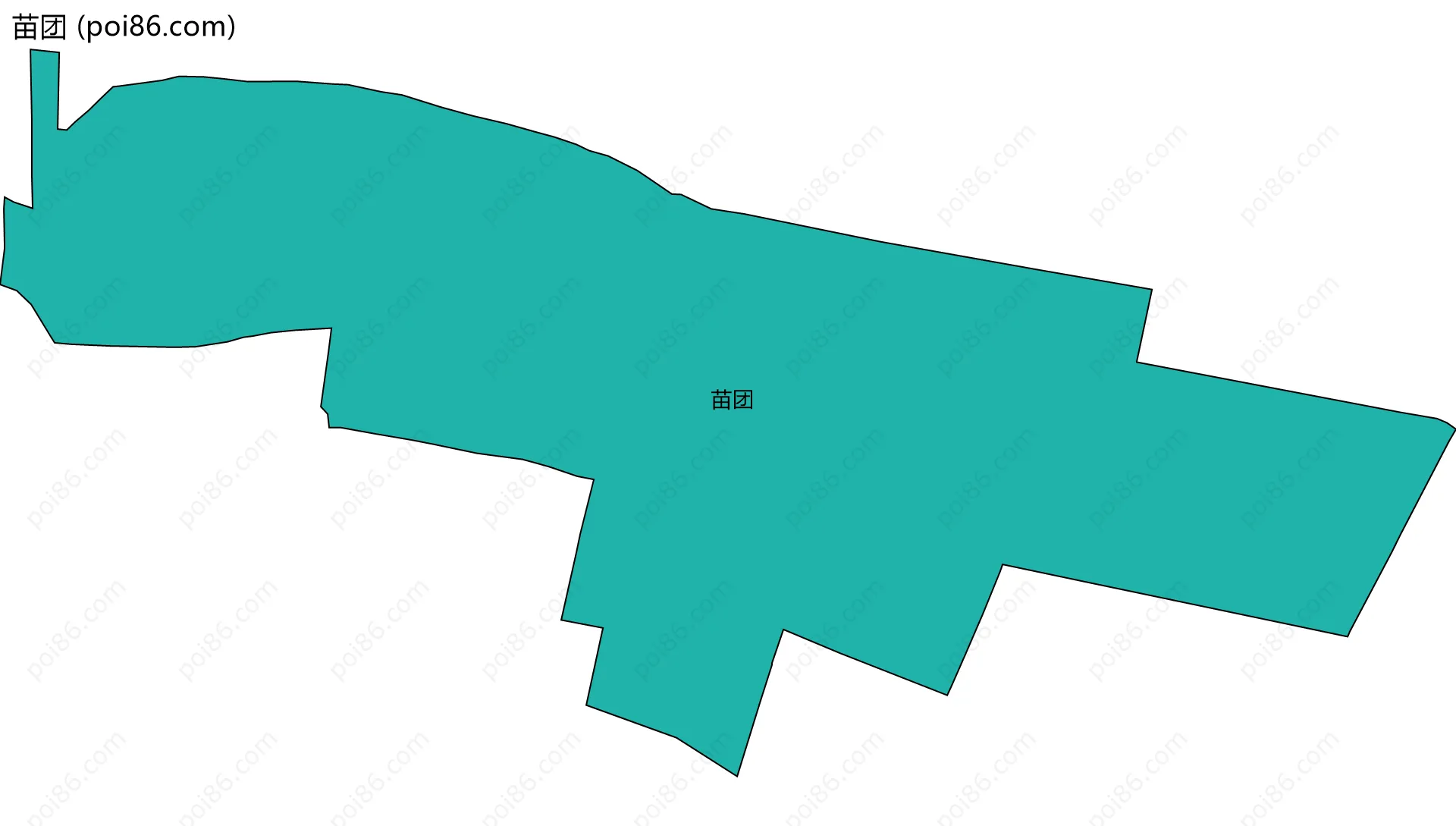 苗团边界地图
