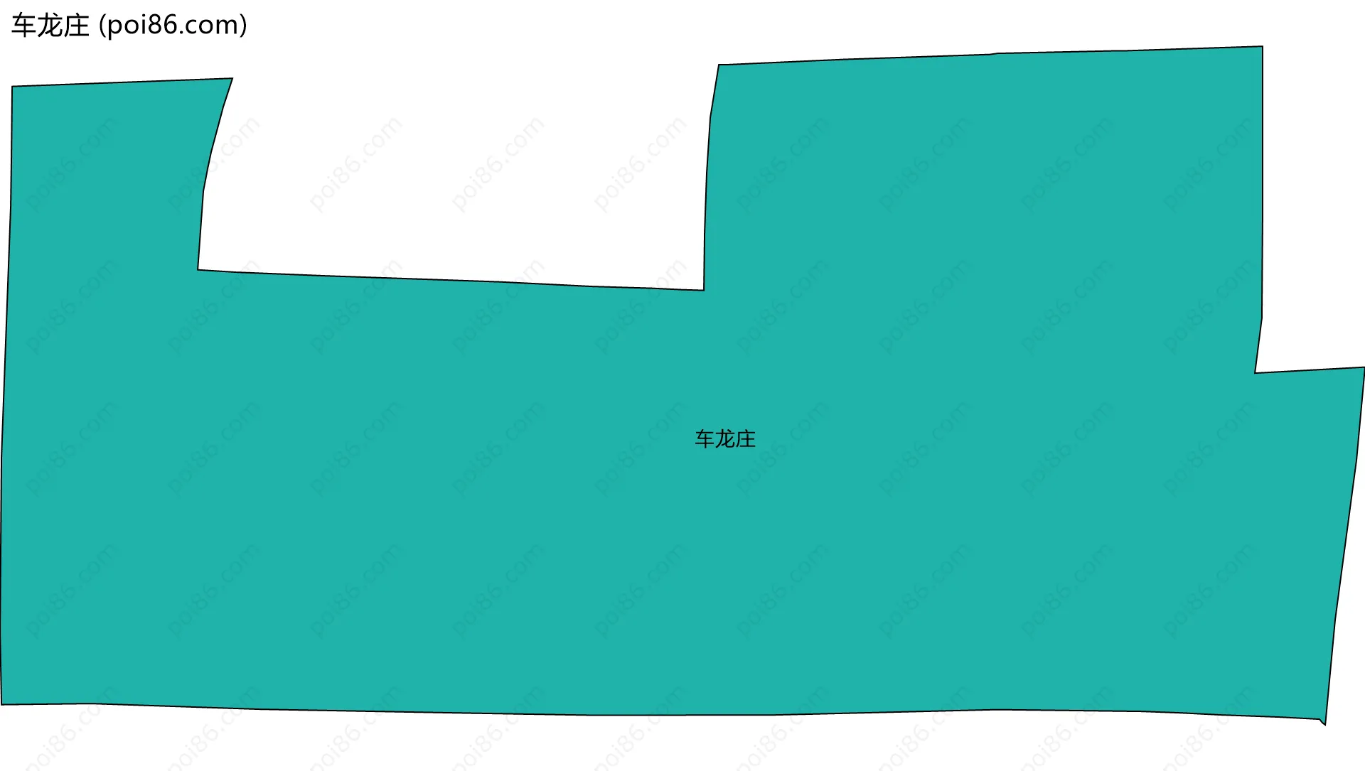 车龙庄边界地图