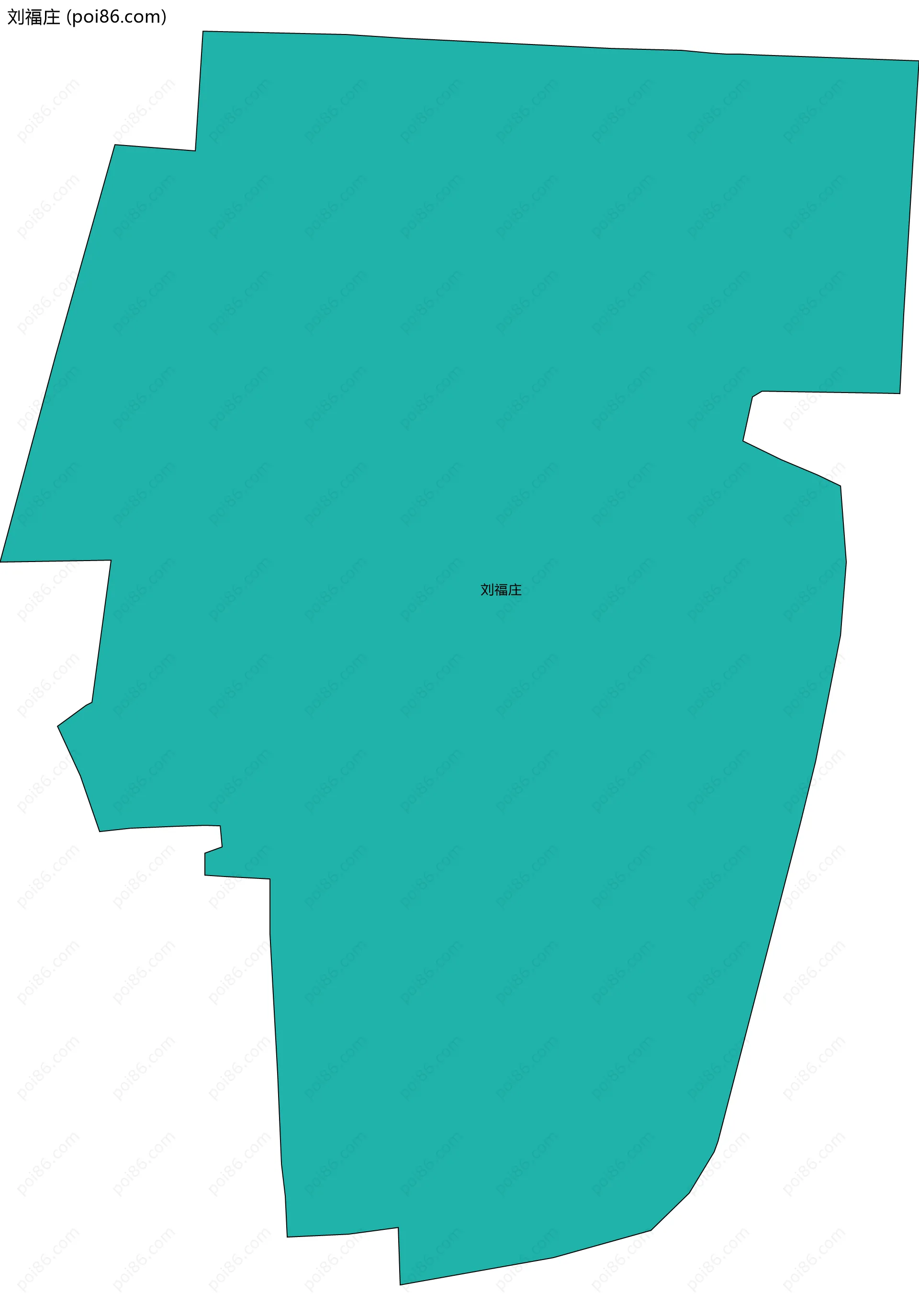 刘福庄边界地图