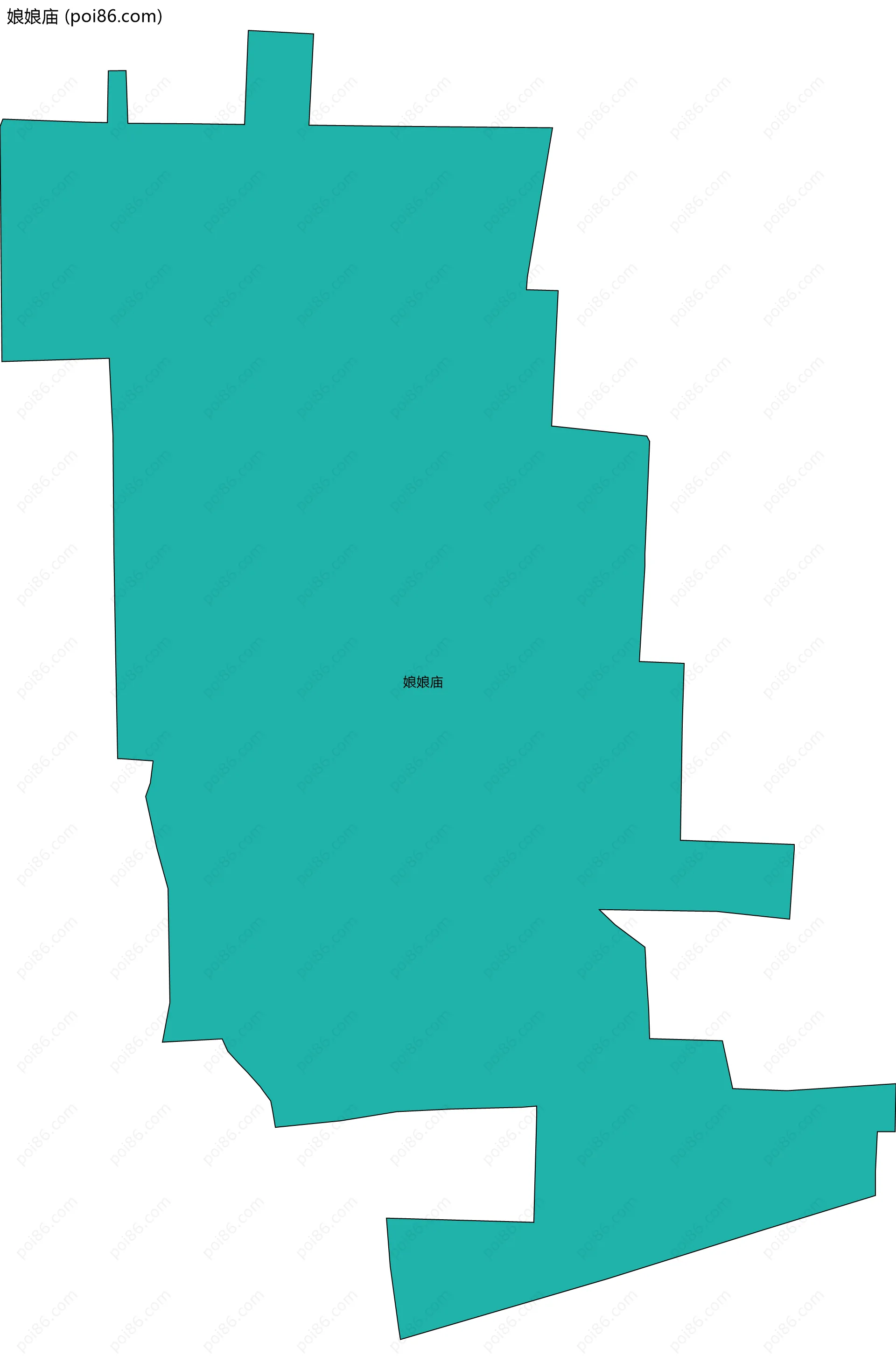 娘娘庙边界地图