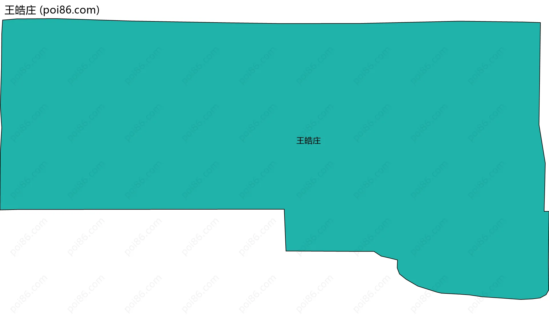 王皓庄边界地图