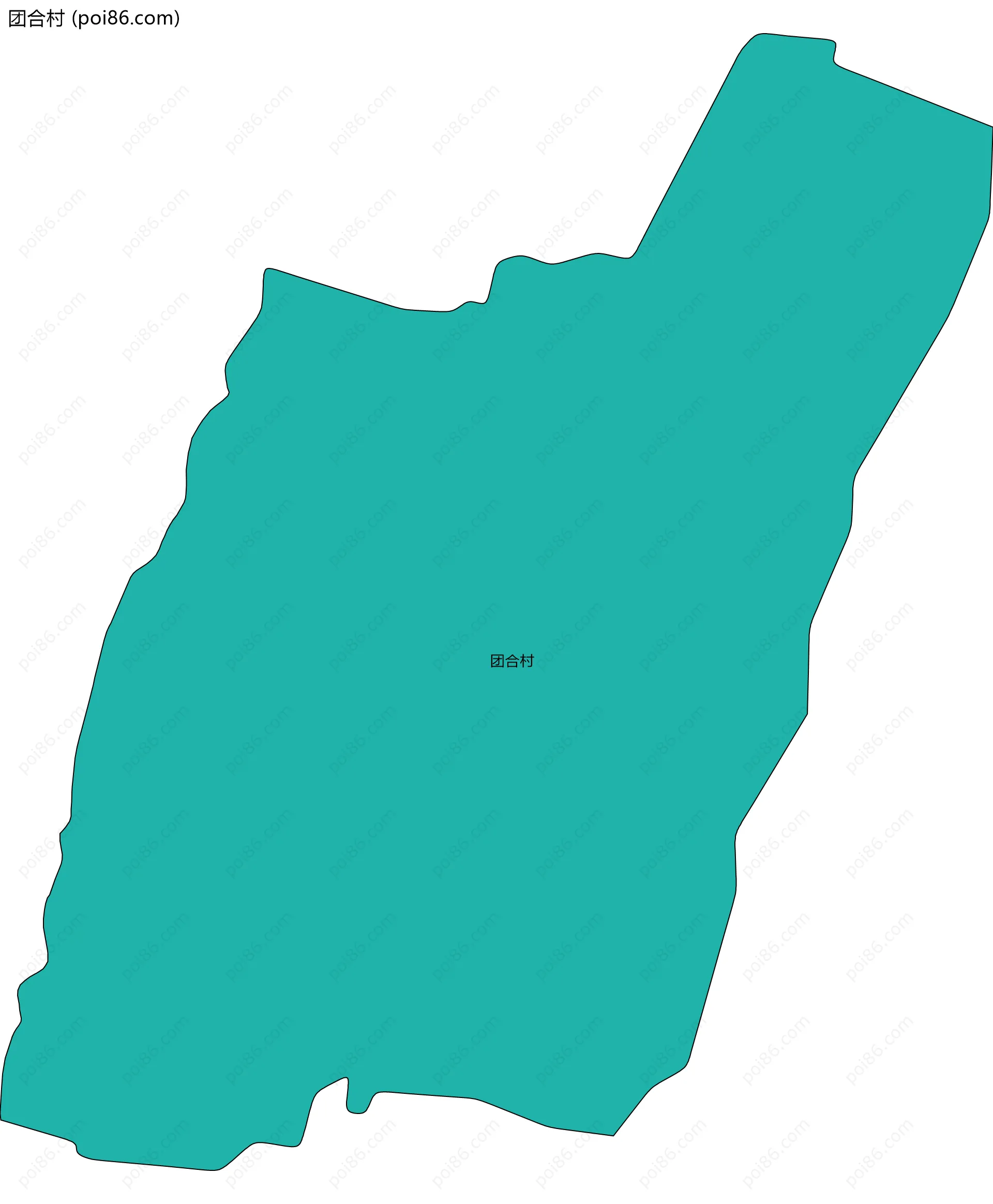 团合村边界地图