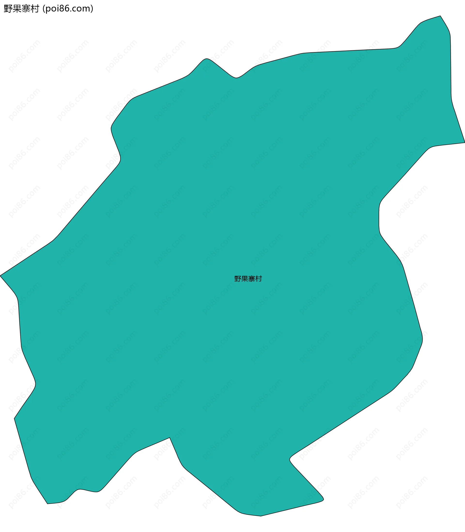 野果寨村边界地图