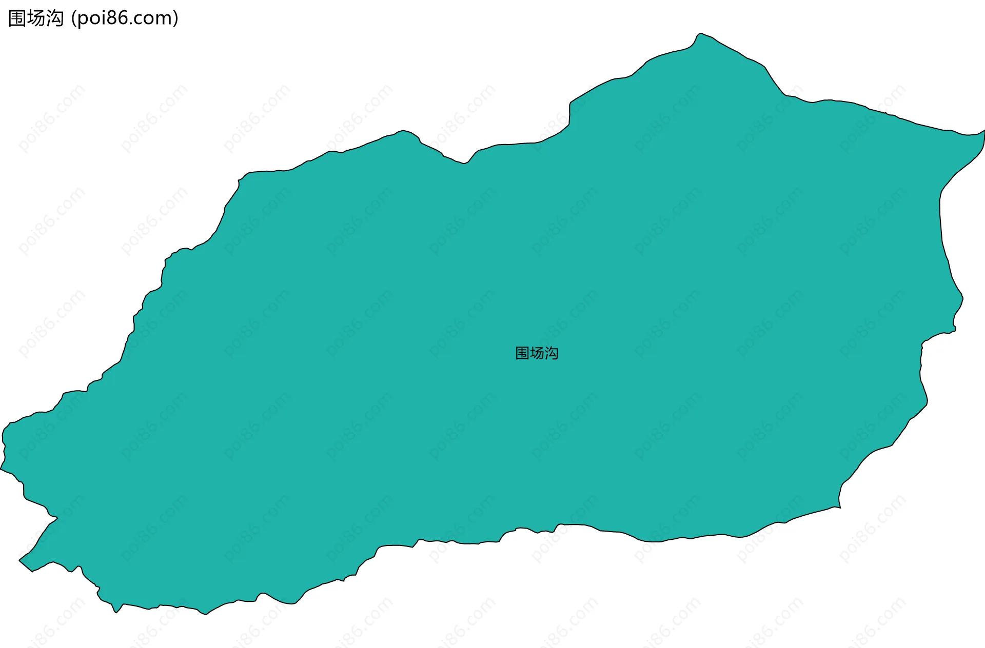 围场沟边界地图