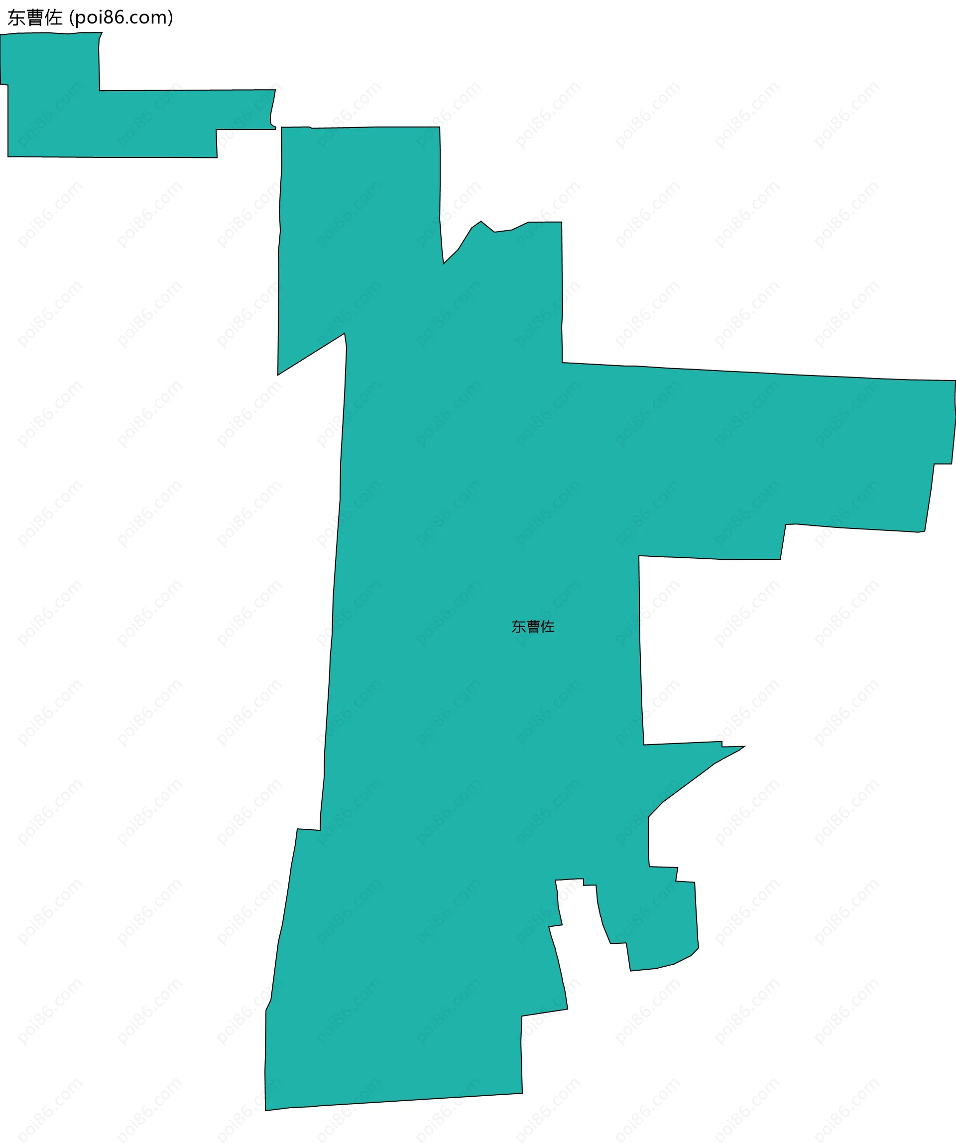 东曹佐边界地图