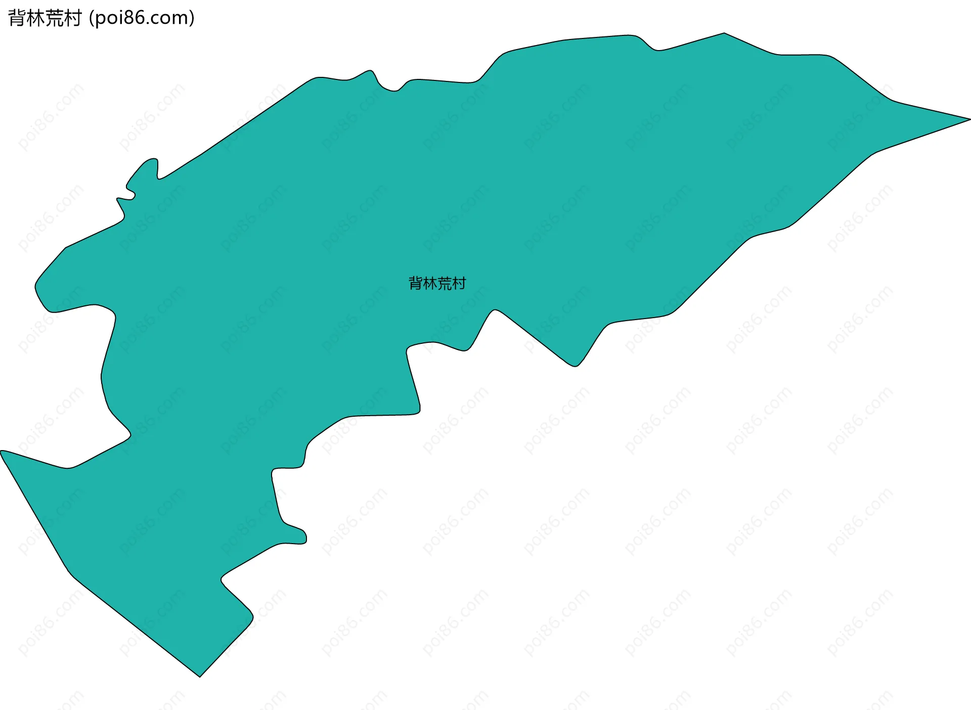 背林荒村边界地图