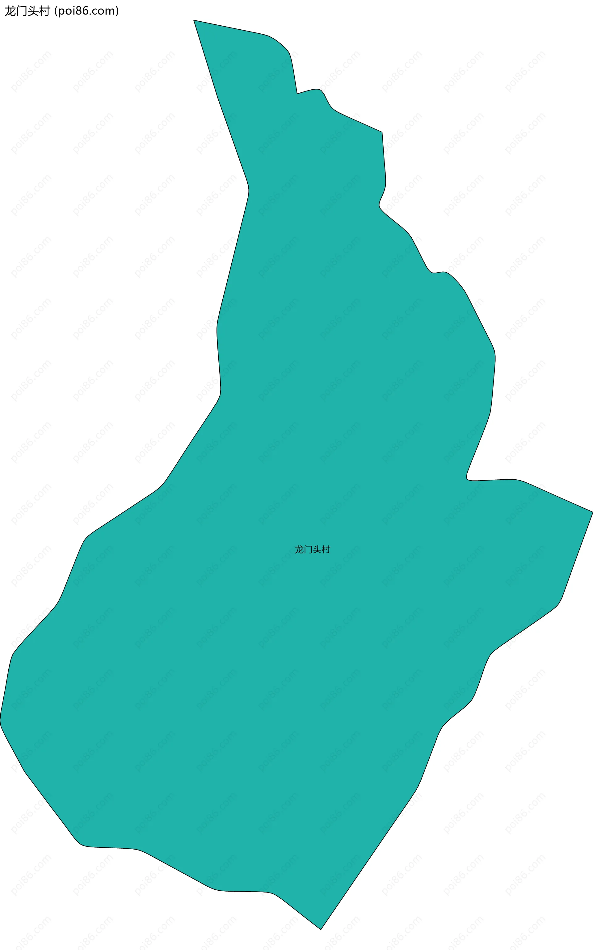 龙门头村边界地图