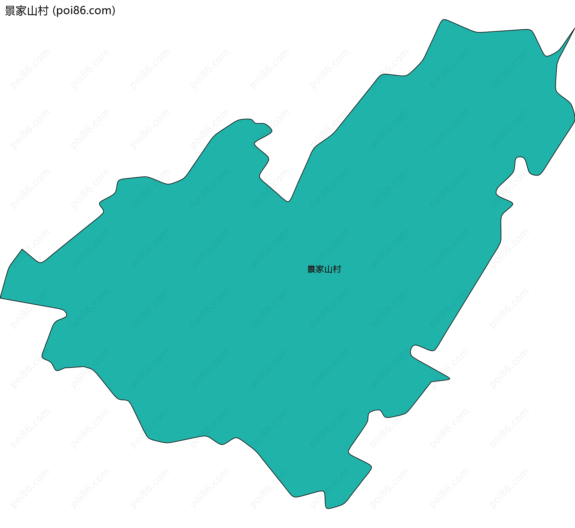 景家山村边界地图