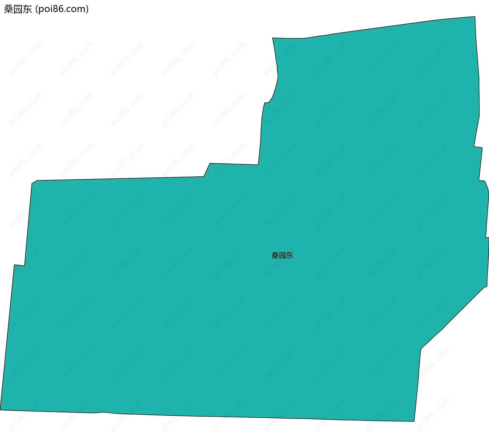 桑园东边界地图