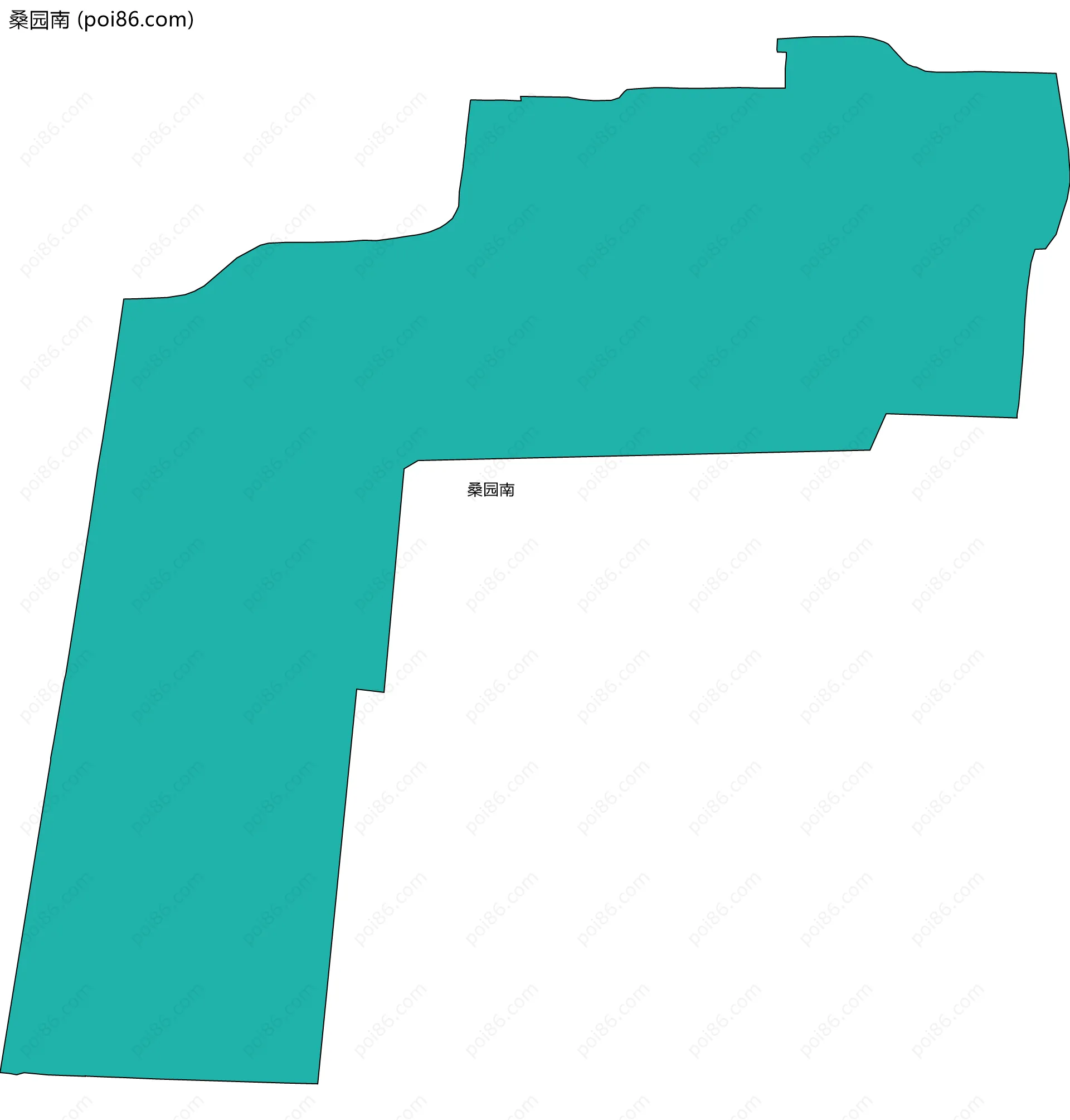 桑园南边界地图