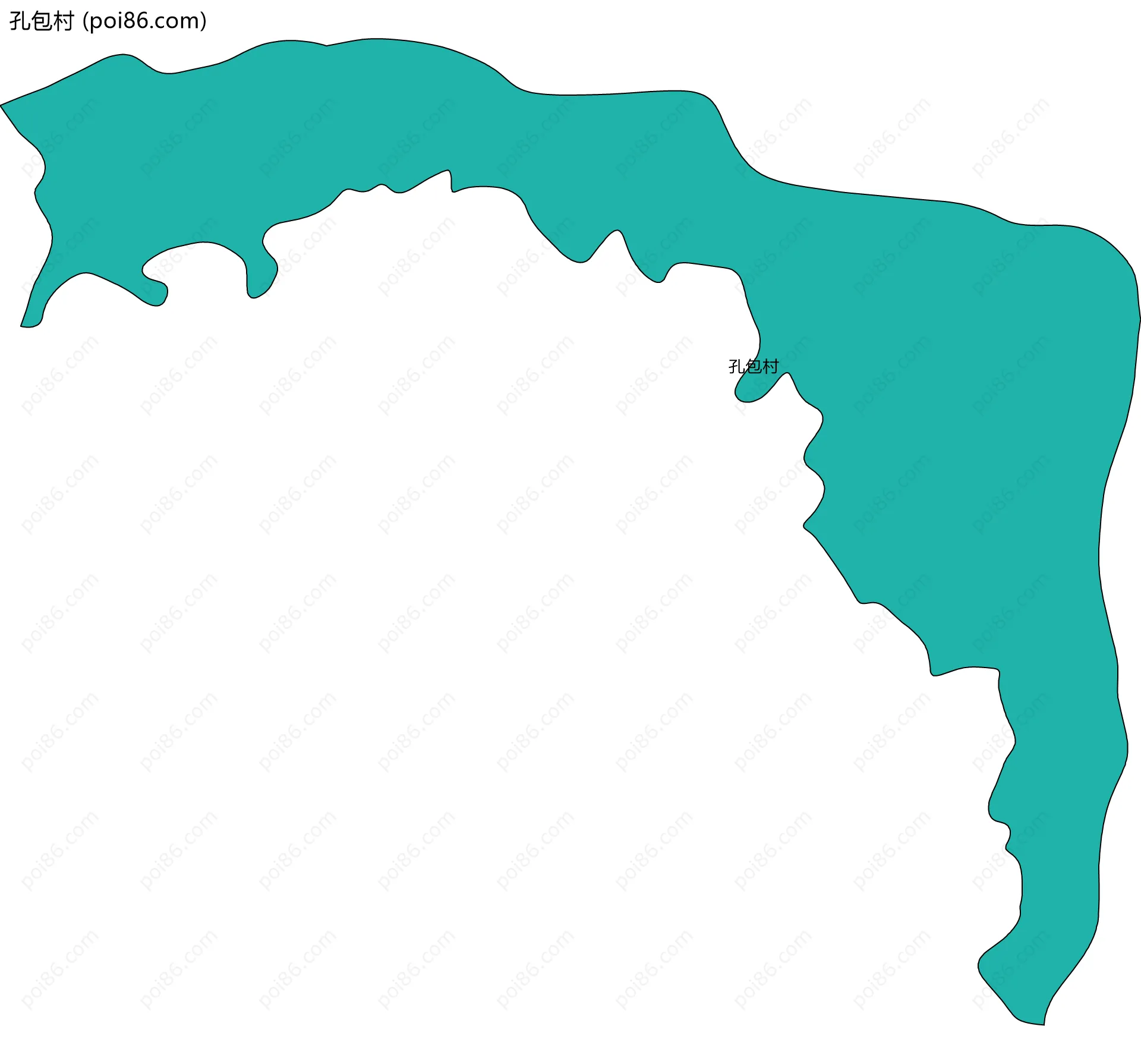 孔包村边界地图