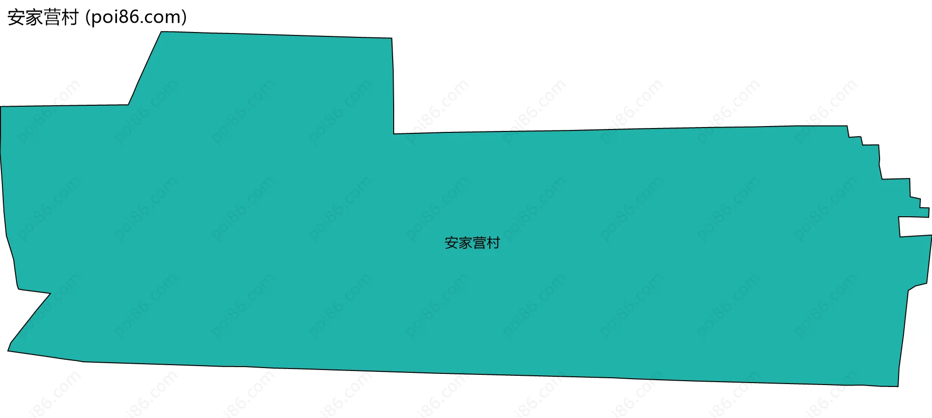 安家营村边界地图