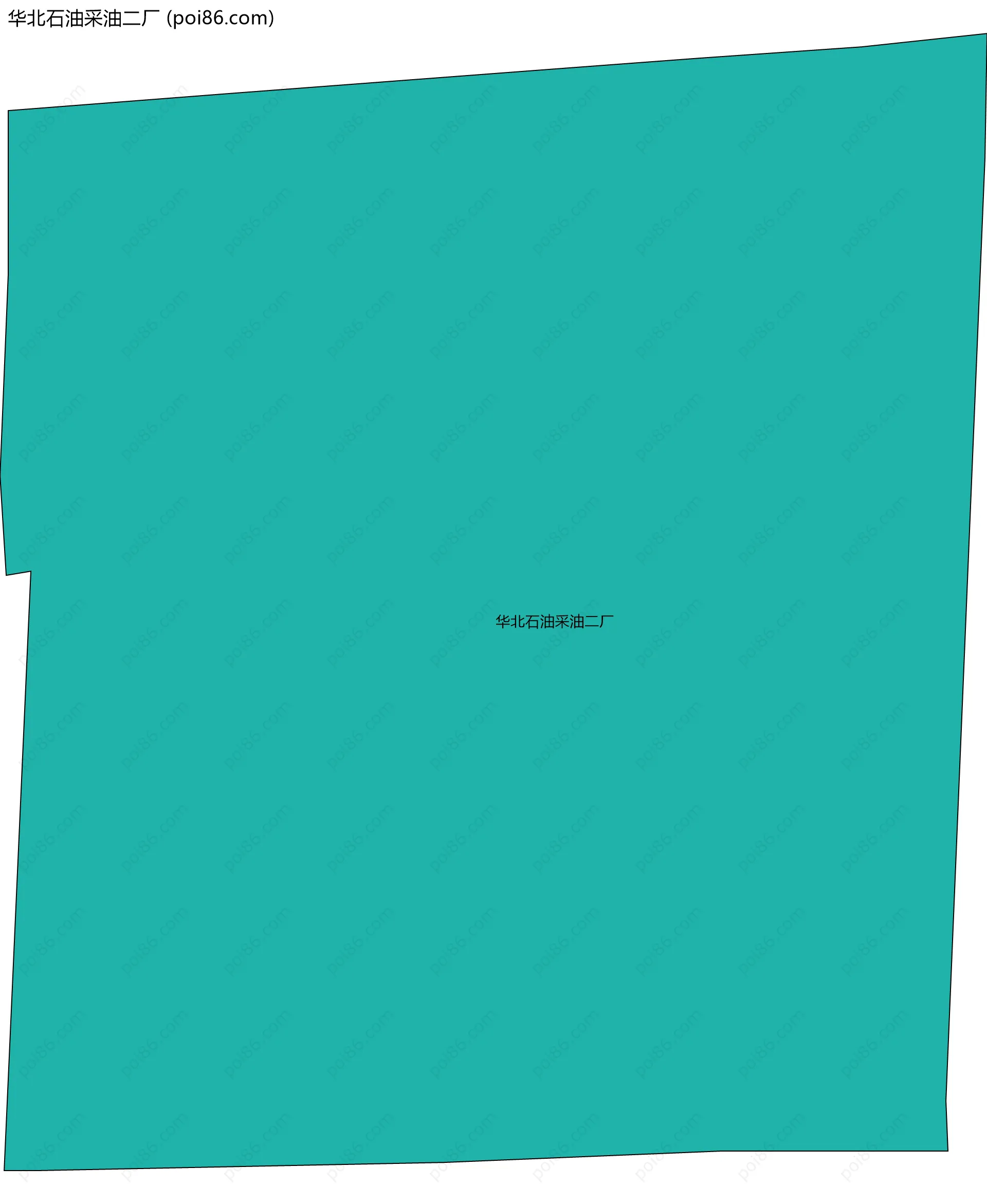 华北石油采油二厂边界地图