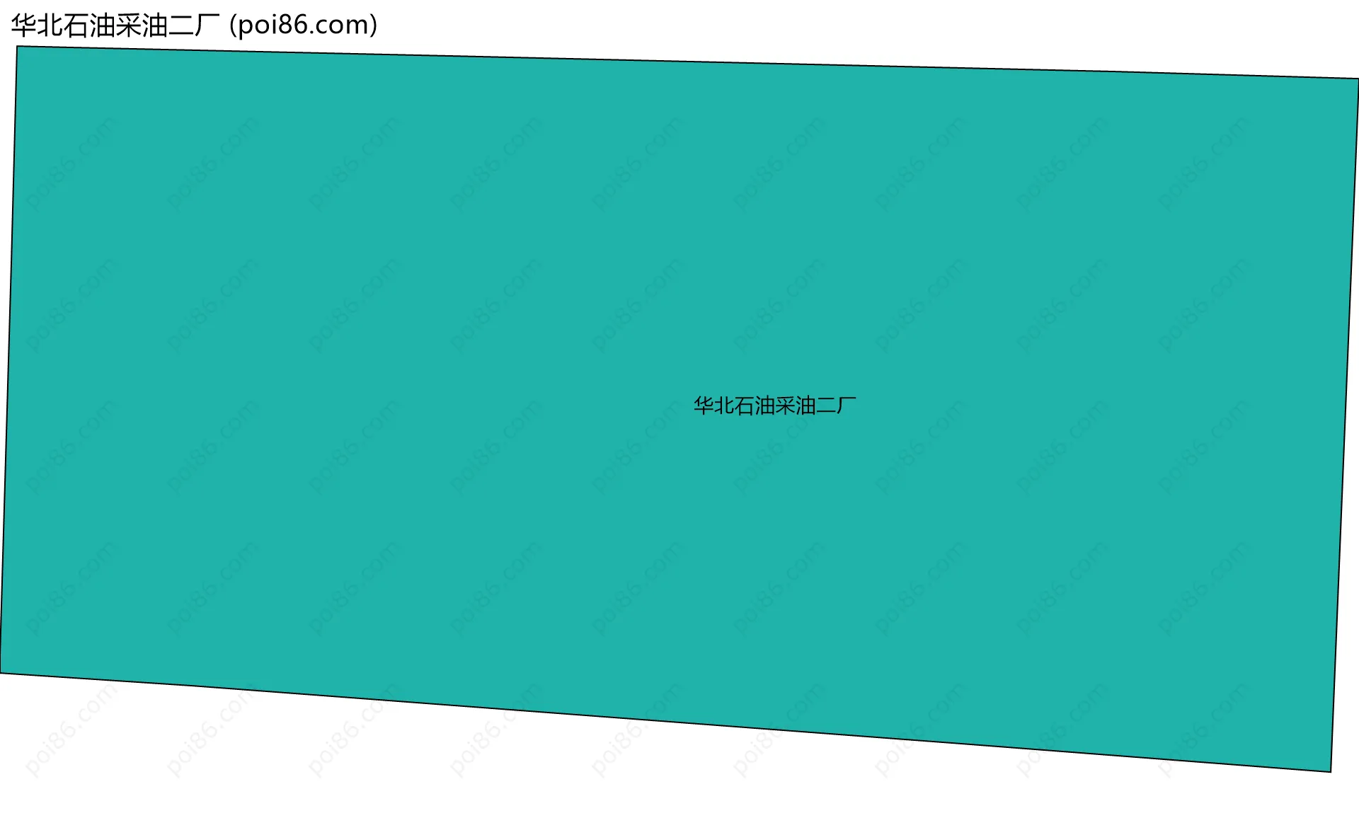 华北石油采油二厂边界地图