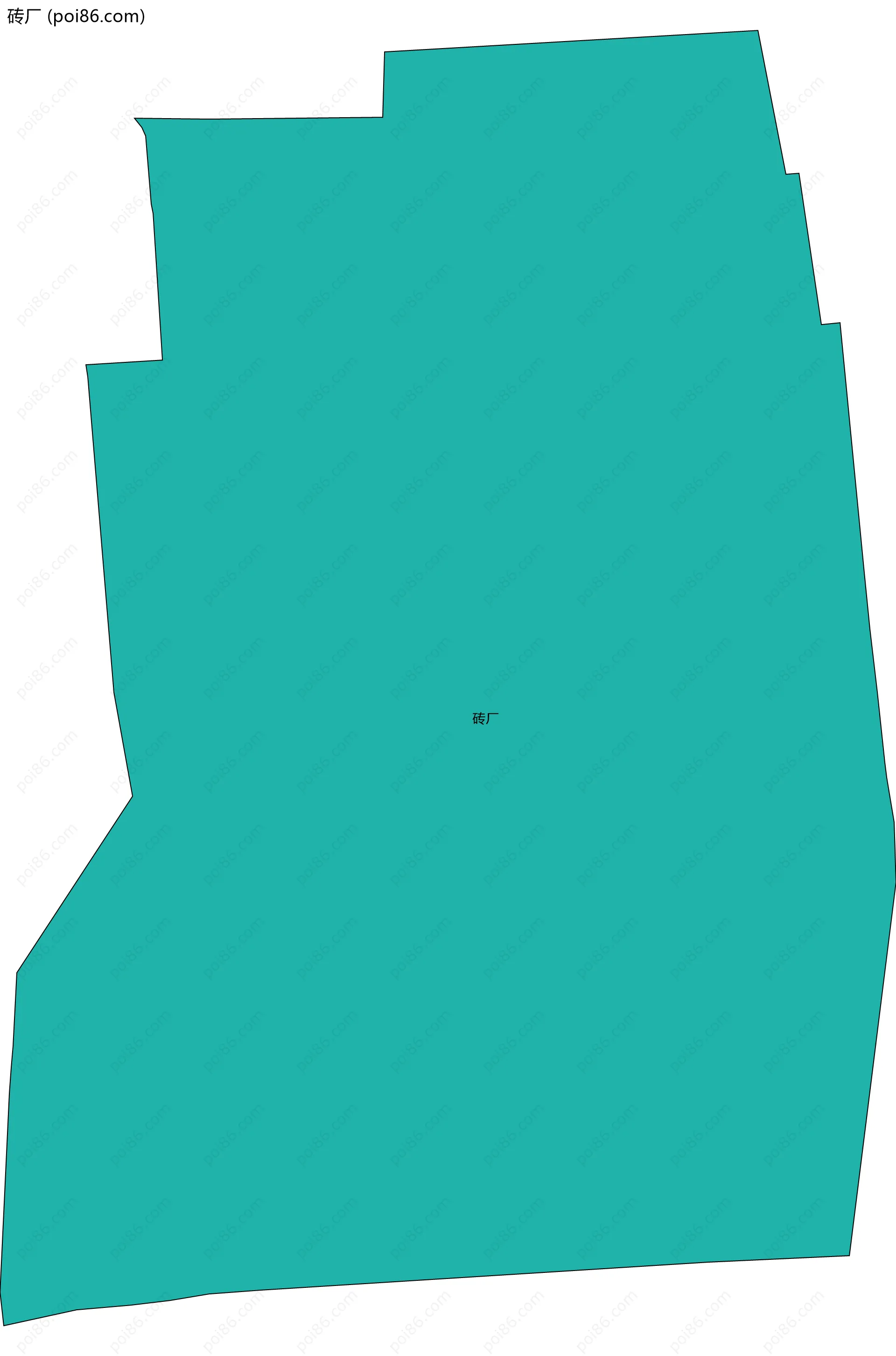 砖厂边界地图