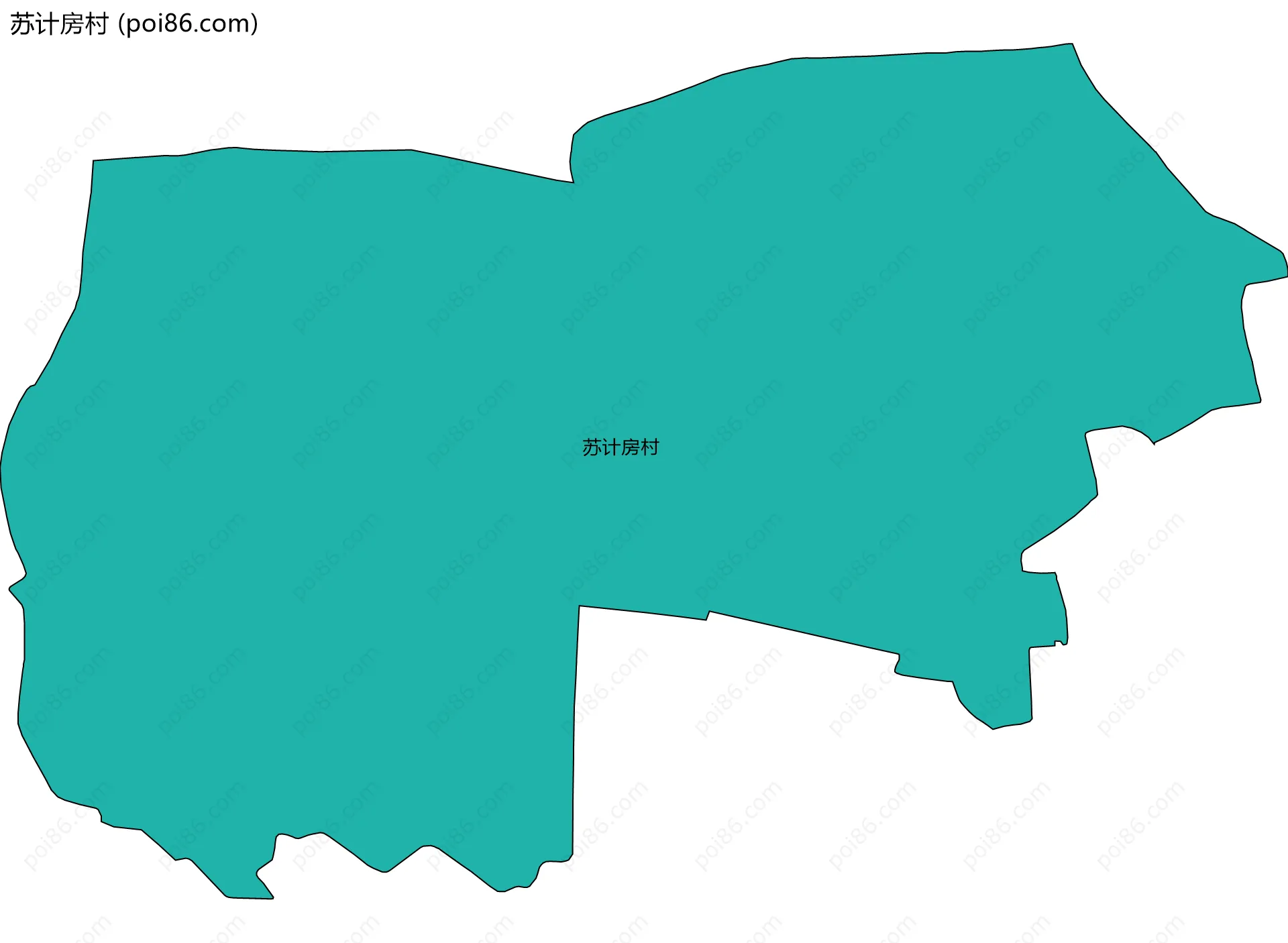 苏计房村边界地图