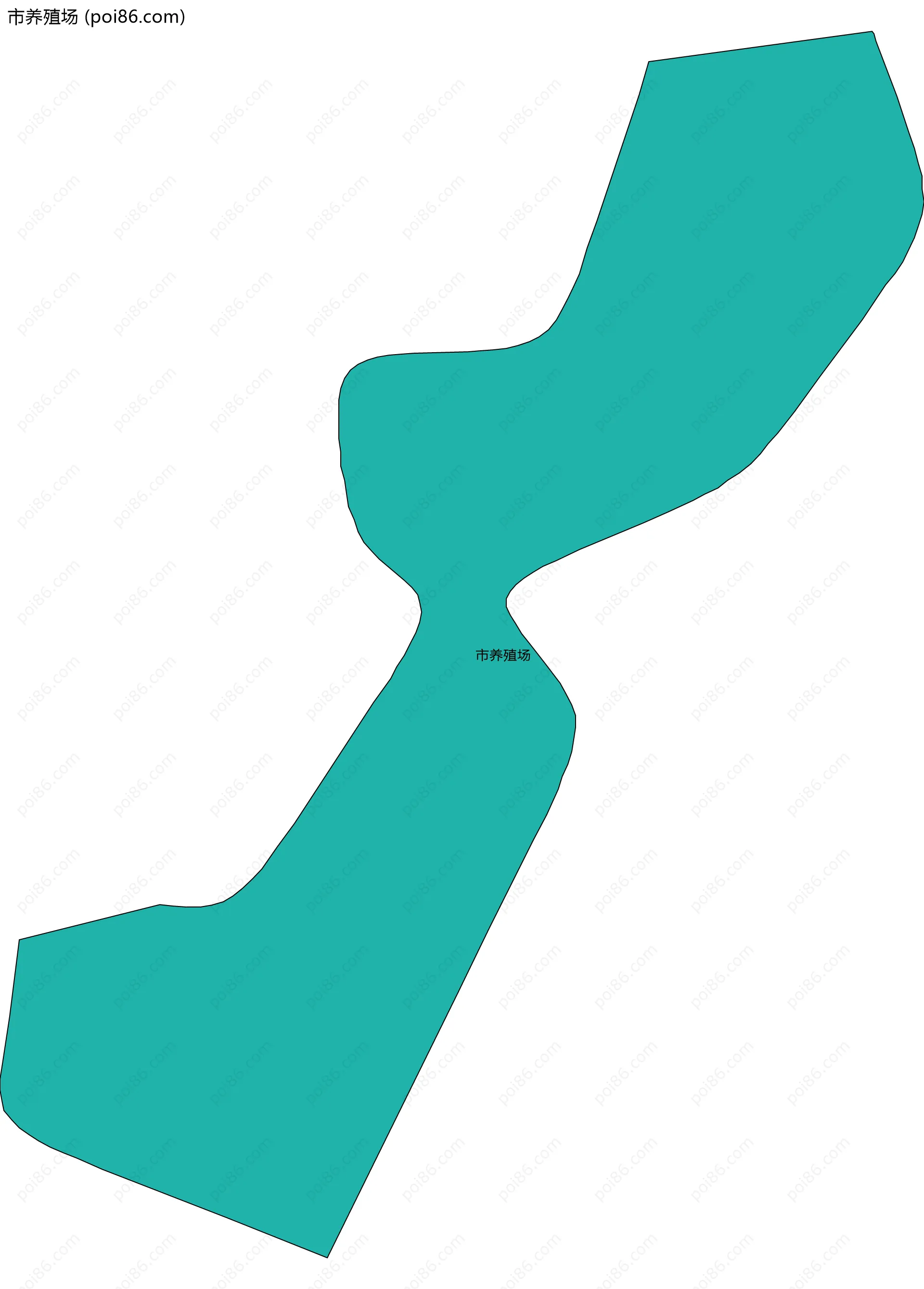 市养殖场边界地图