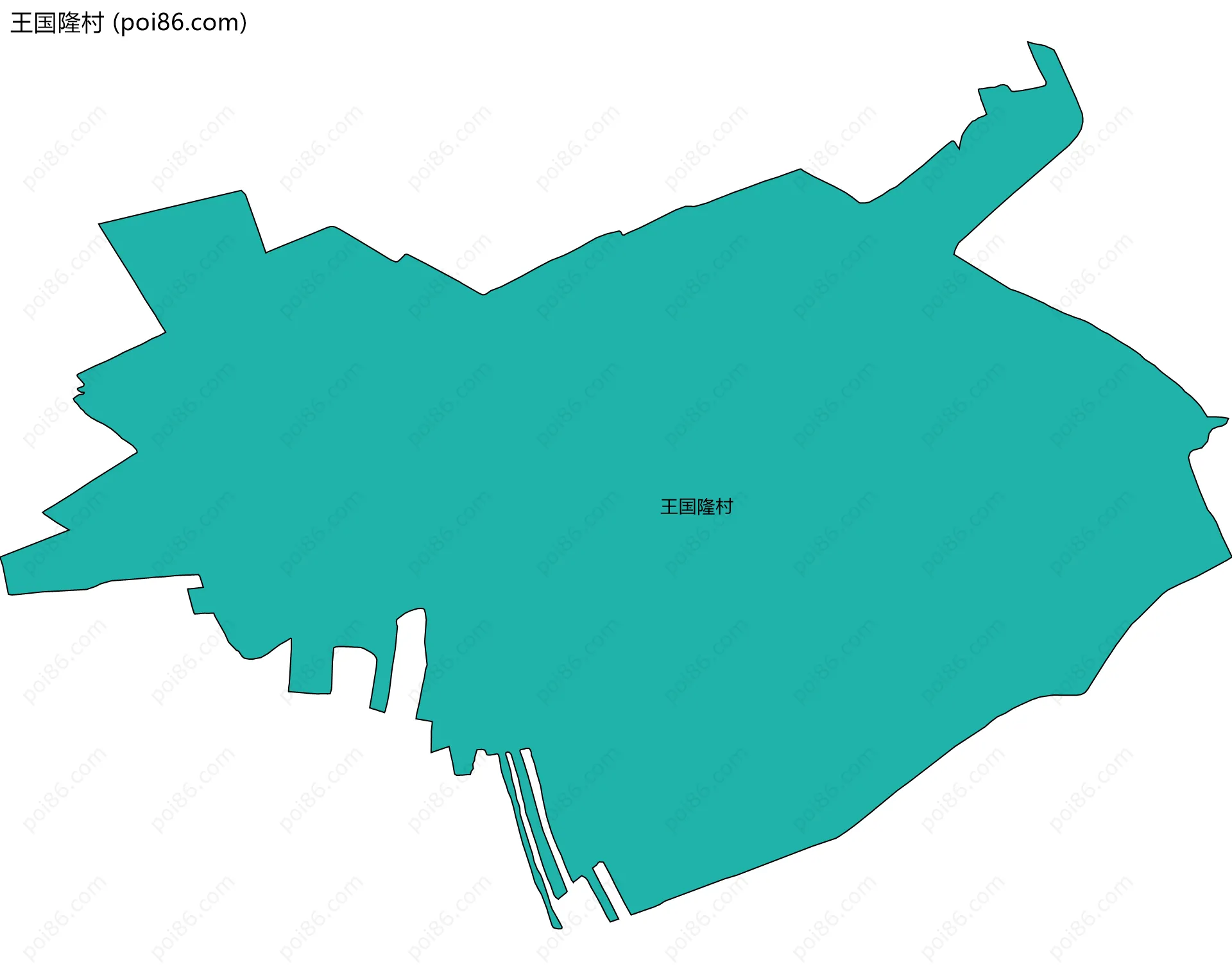 王国隆村边界地图