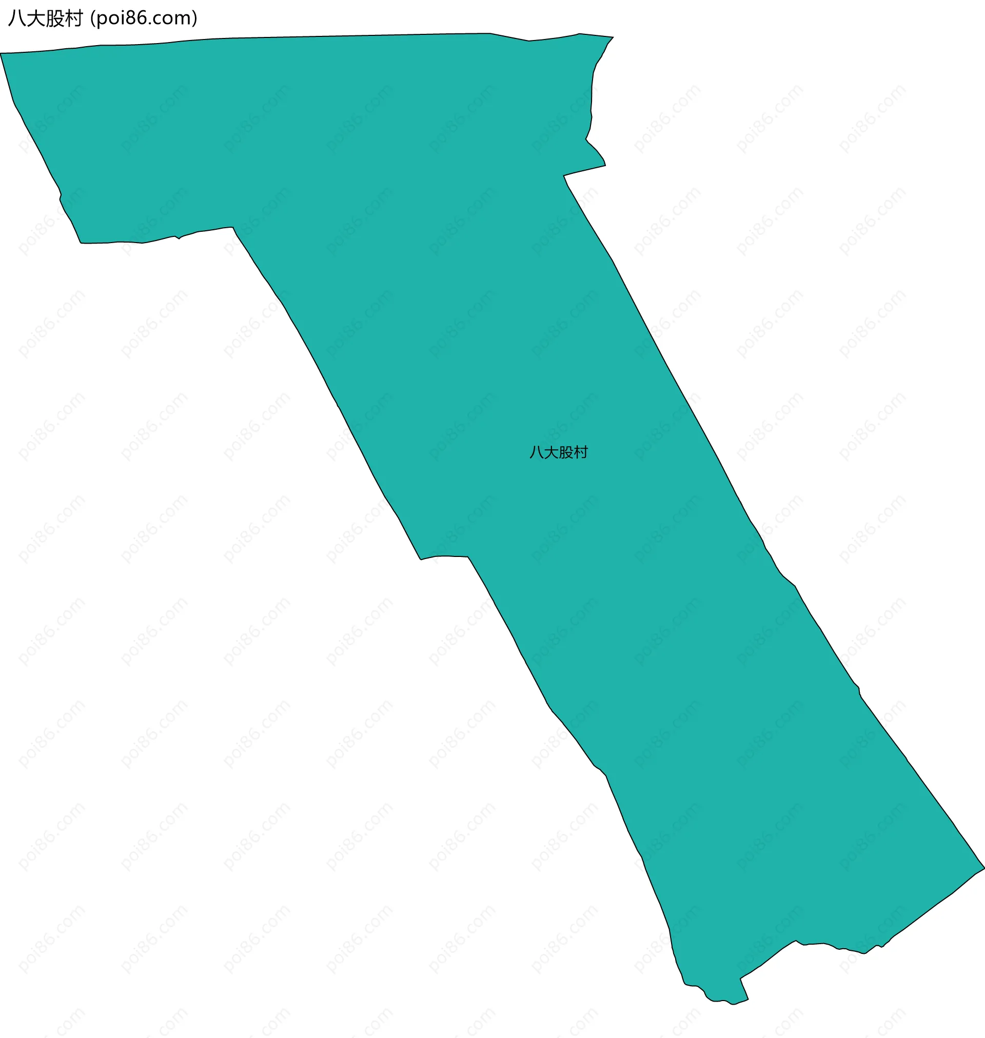 八大股村边界地图