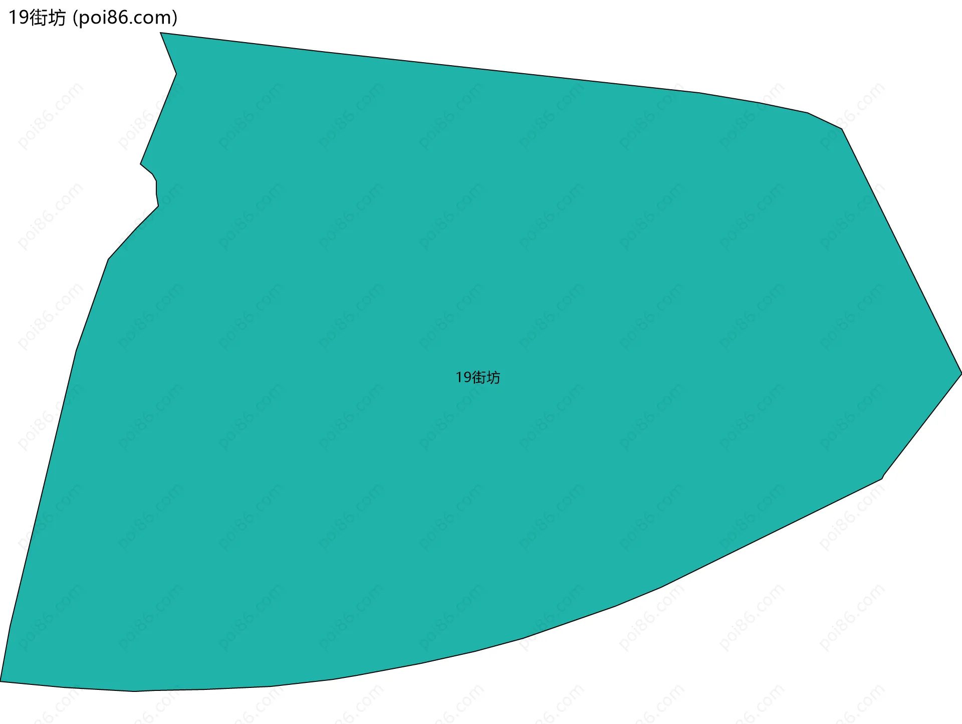 19街坊边界地图