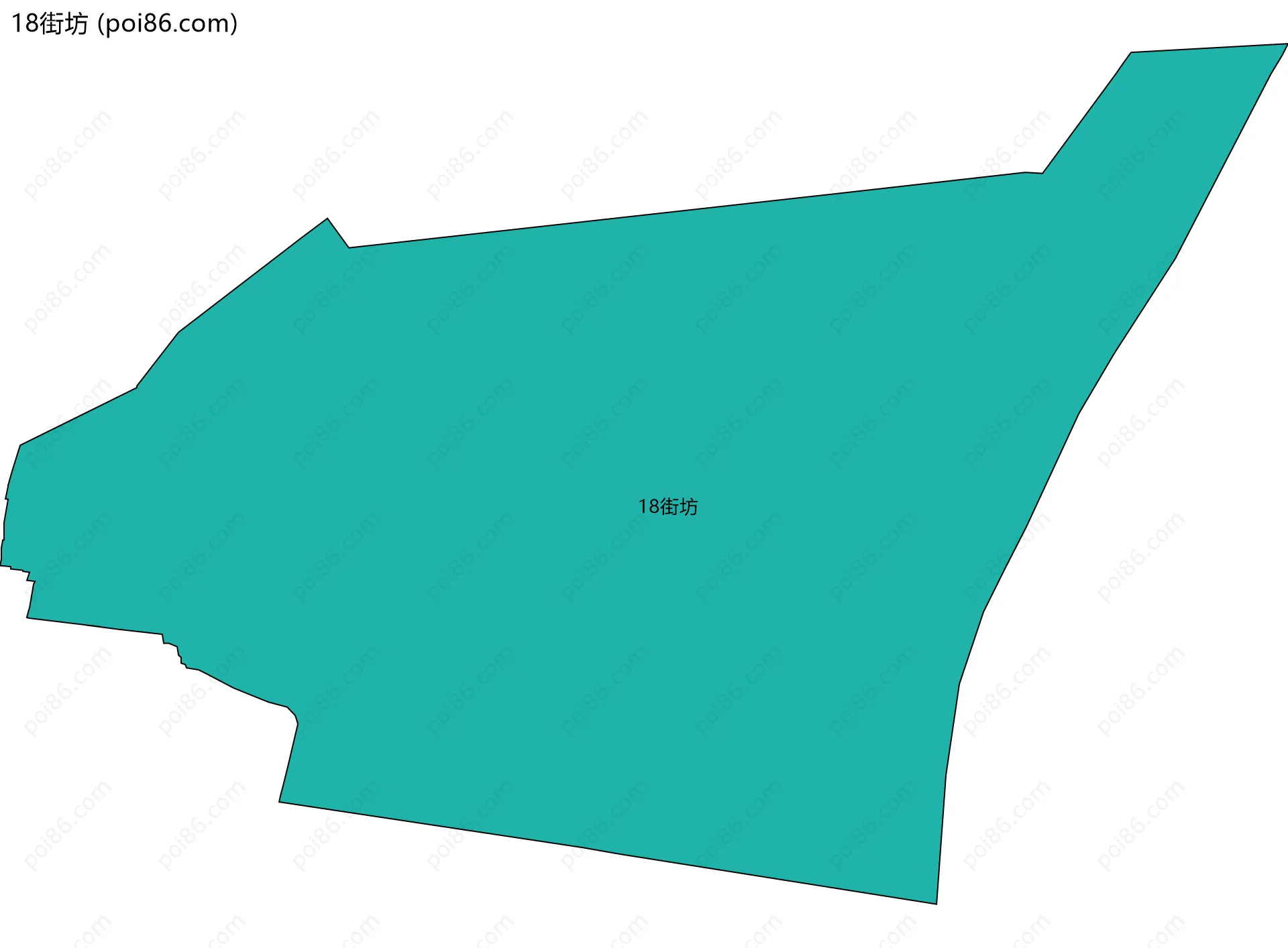 18街坊边界地图
