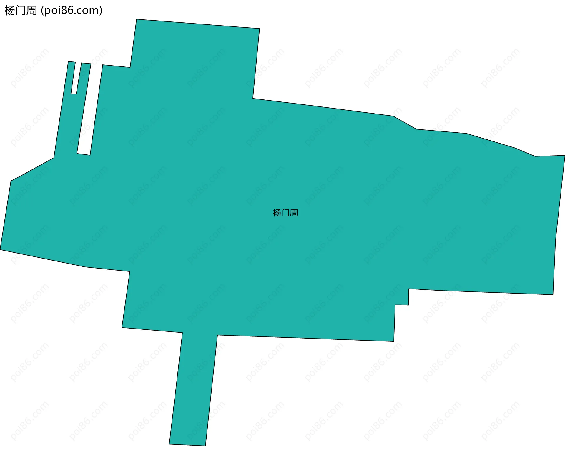 杨门周边界地图