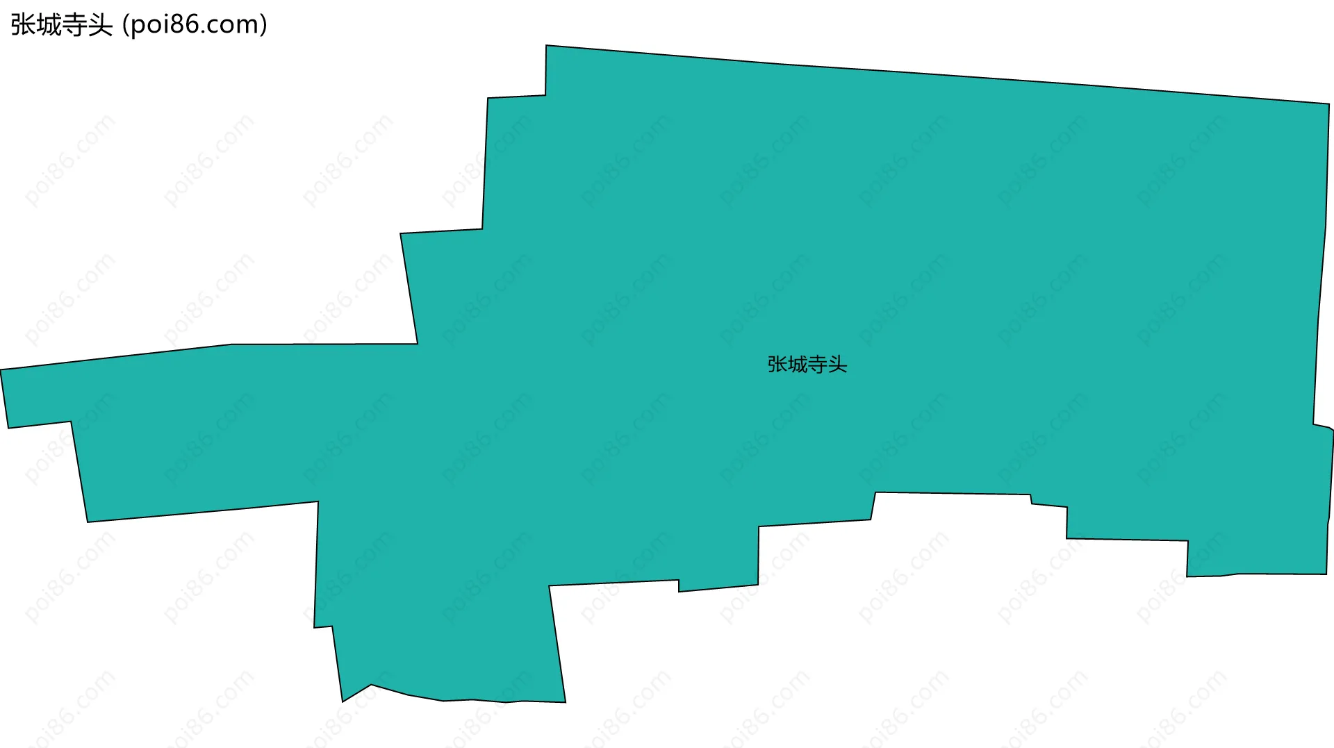 张城寺头边界地图