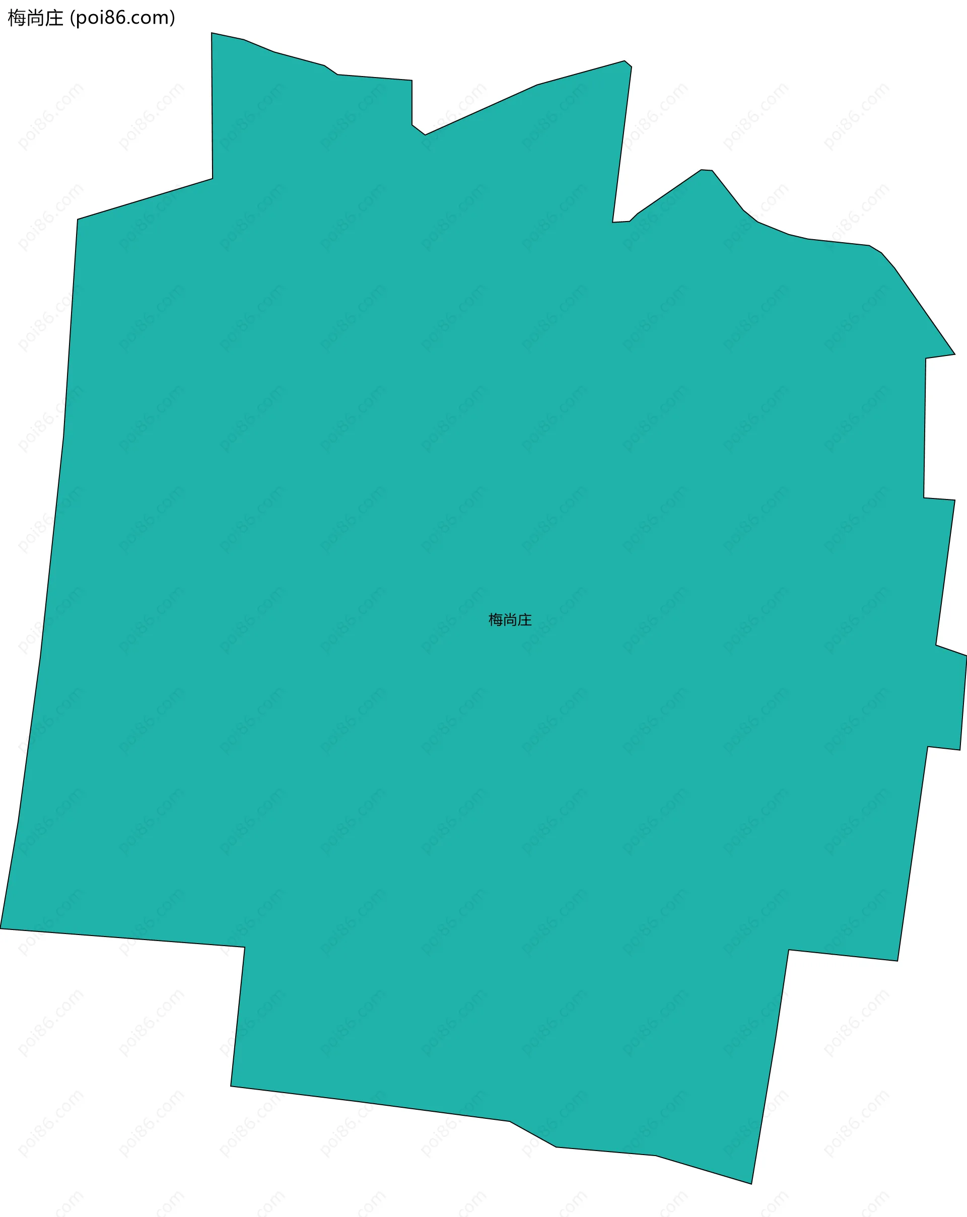 梅尚庄边界地图