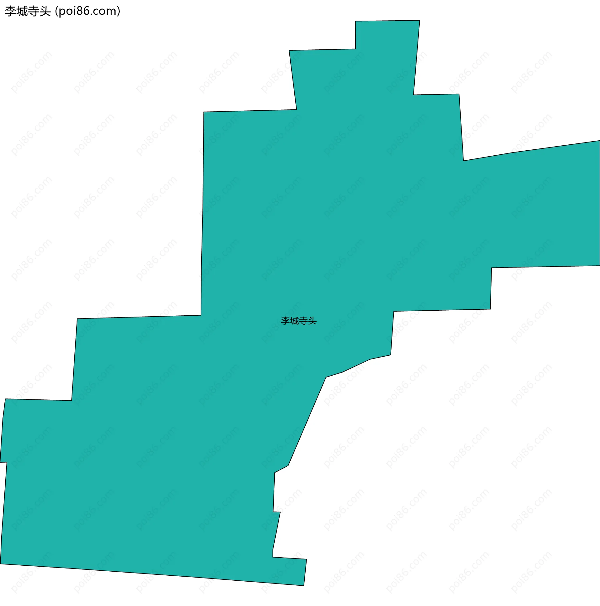 李城寺头边界地图
