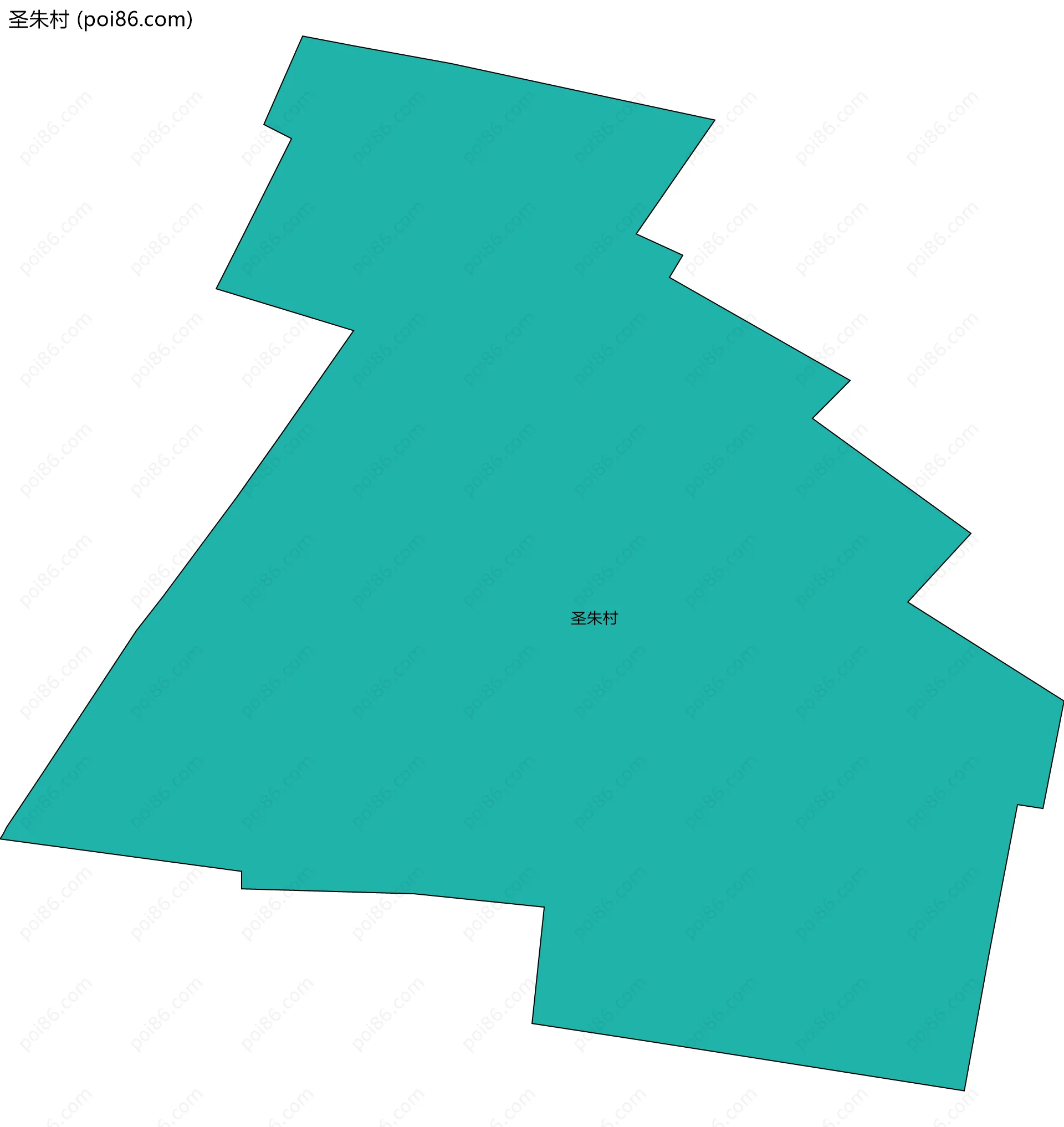 圣朱村边界地图