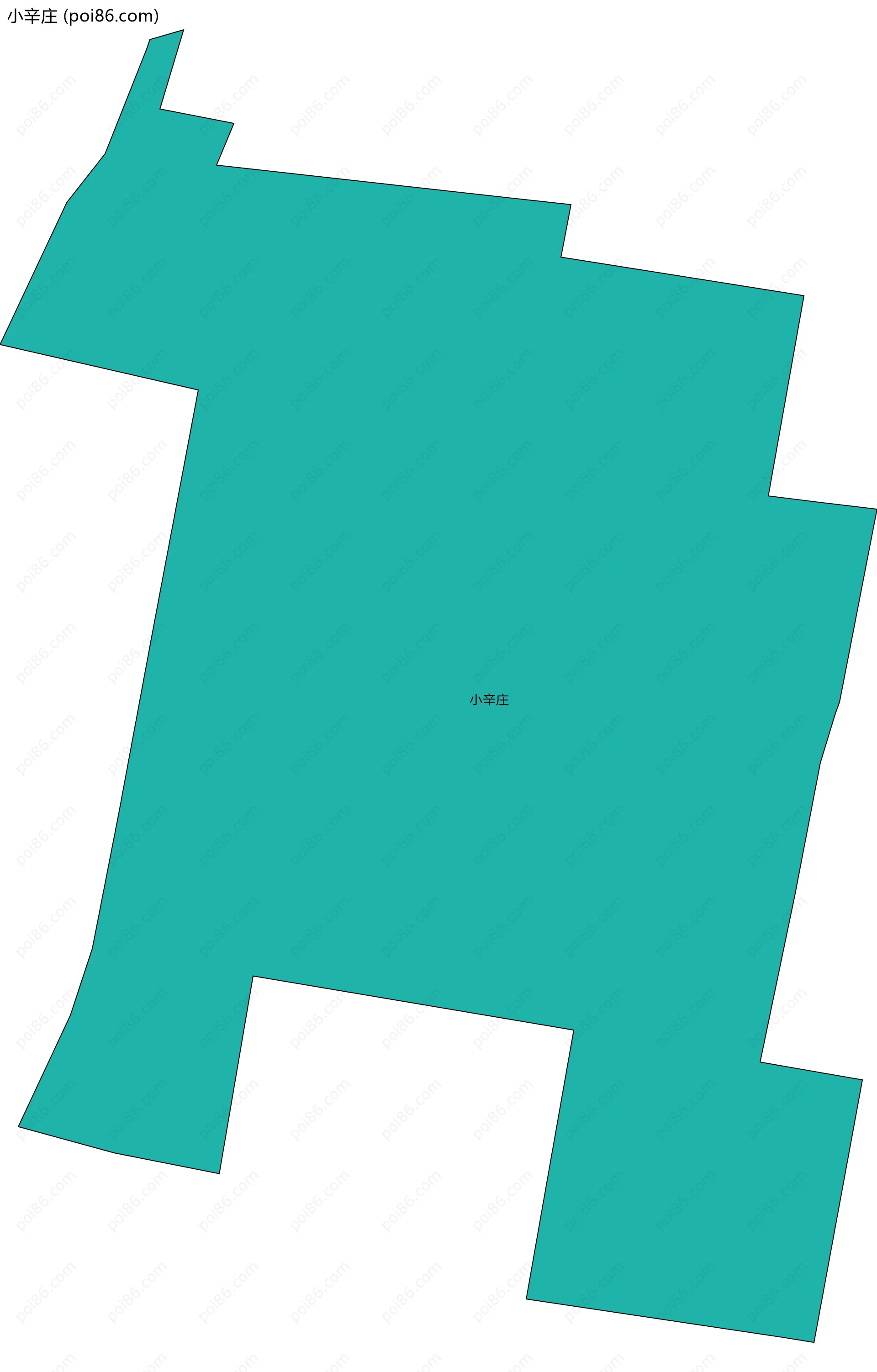 小辛庄边界地图