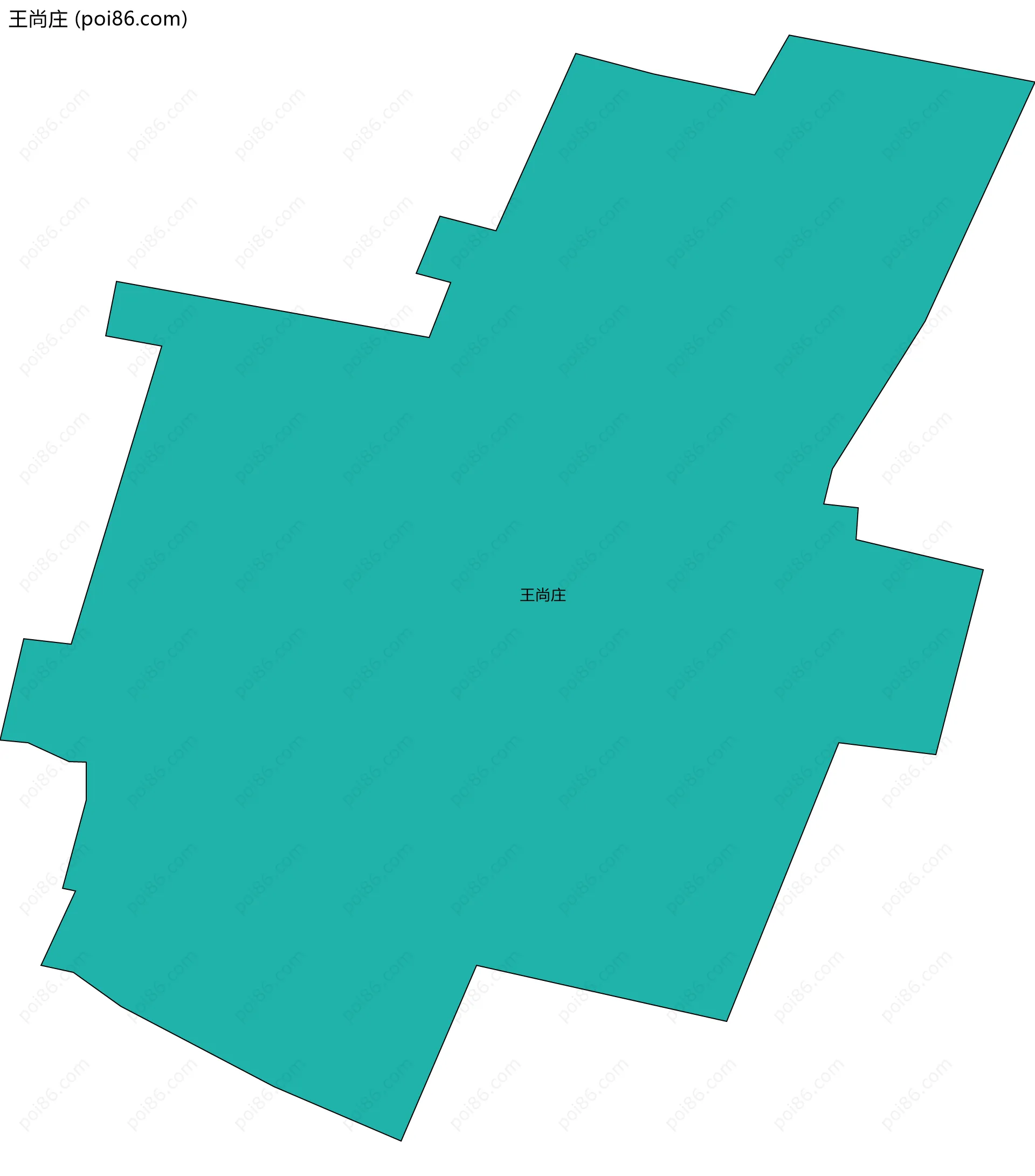 王尚庄边界地图