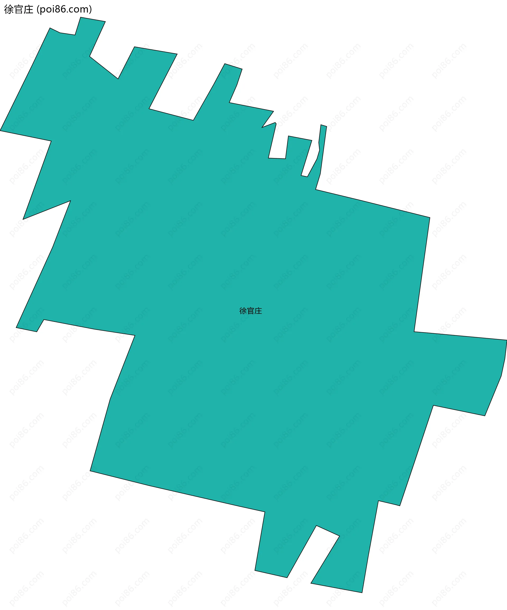 徐官庄边界地图