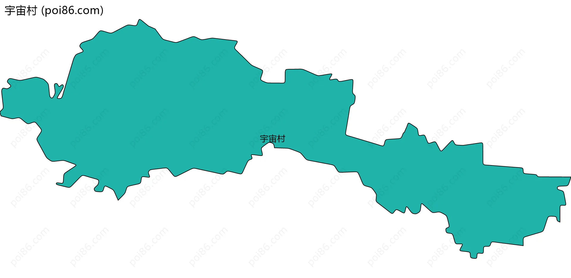 宇宙村边界地图