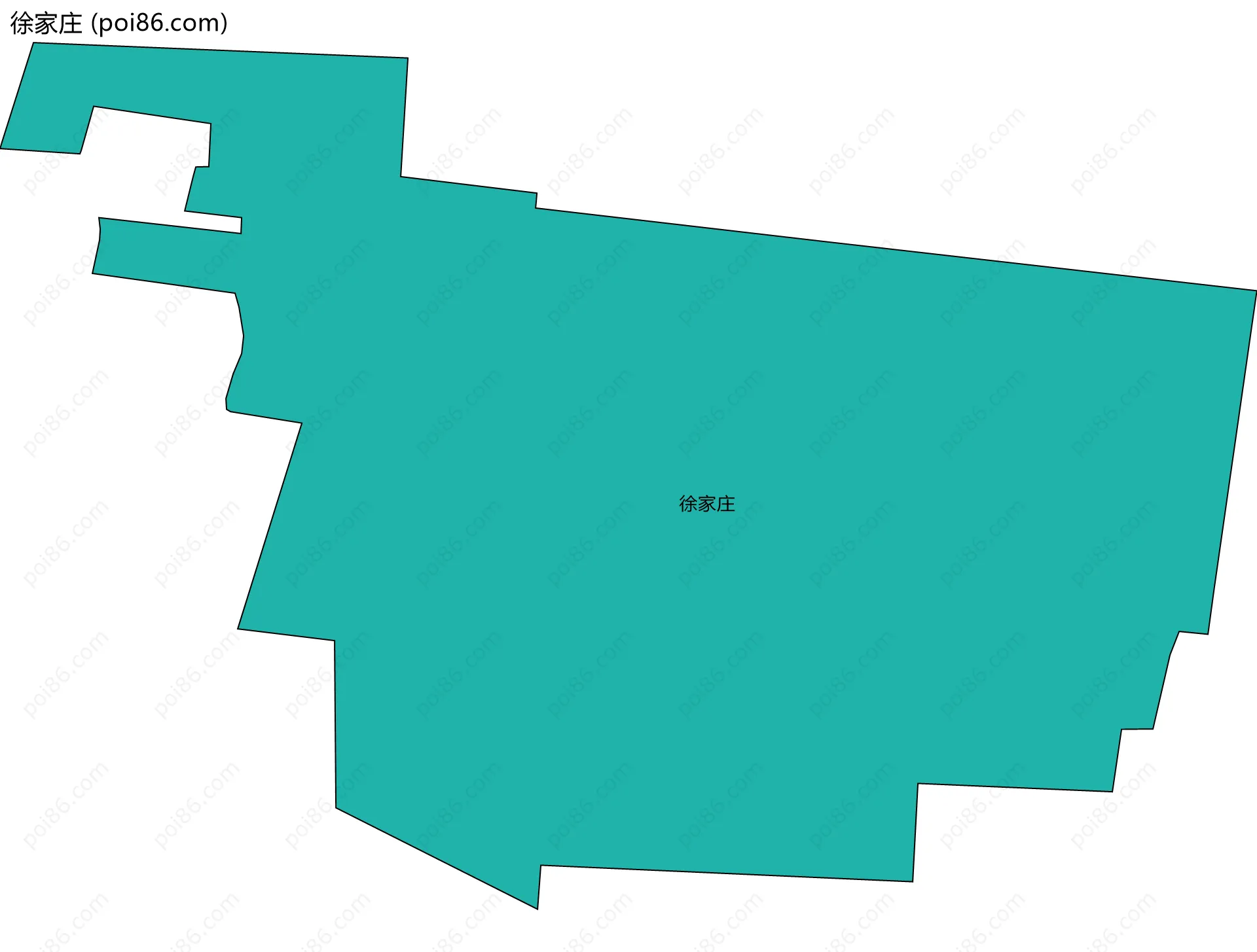 徐家庄边界地图