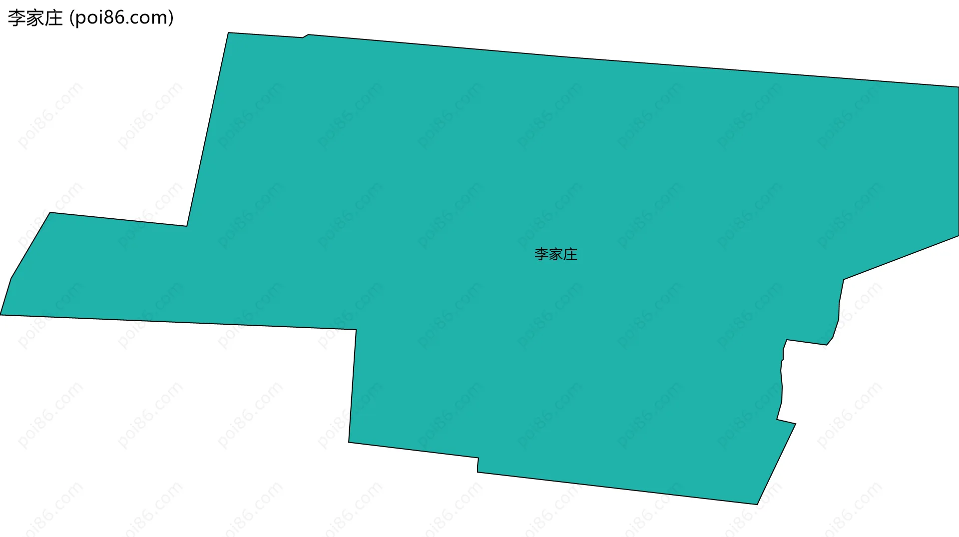 李家庄边界地图