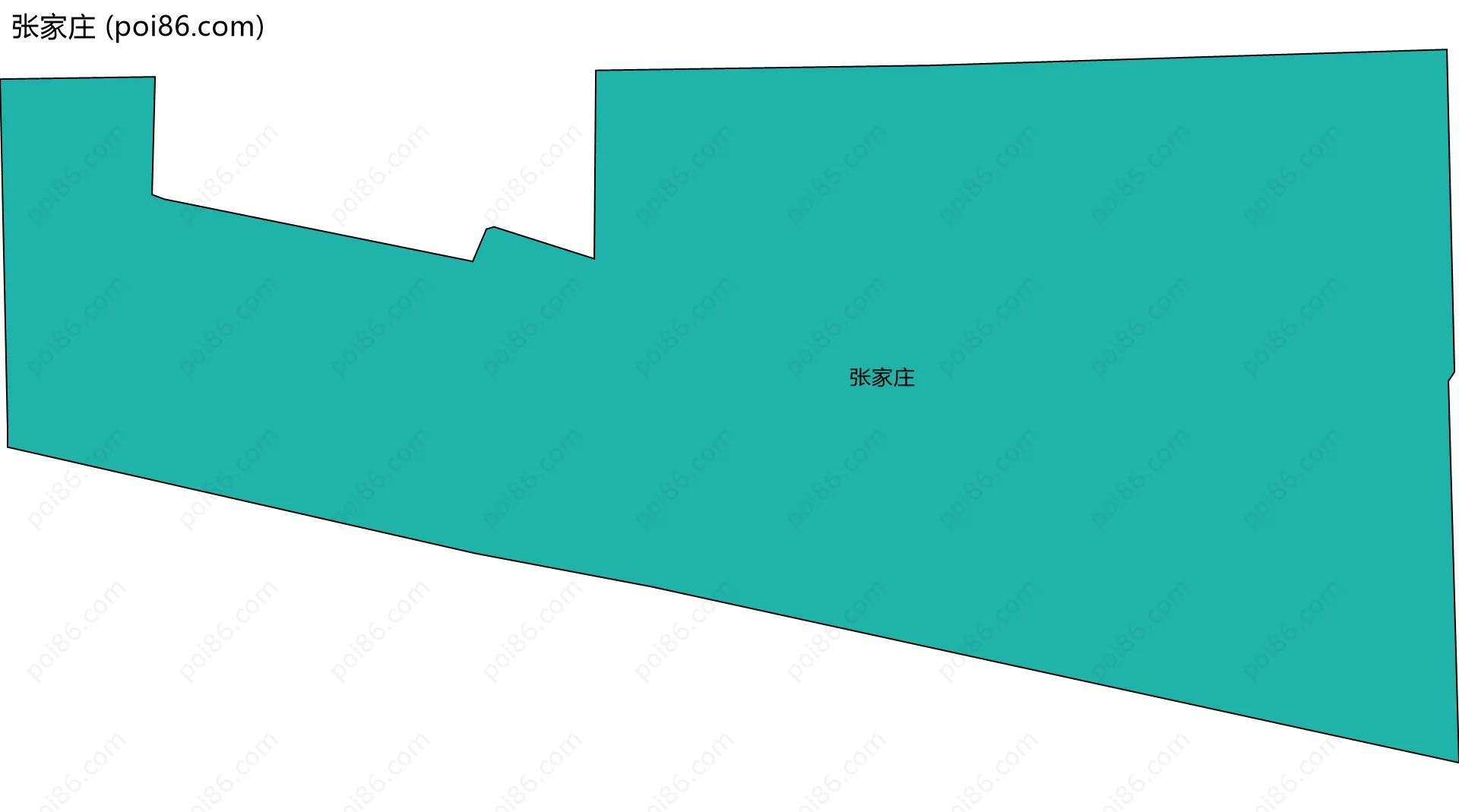 张家庄边界地图