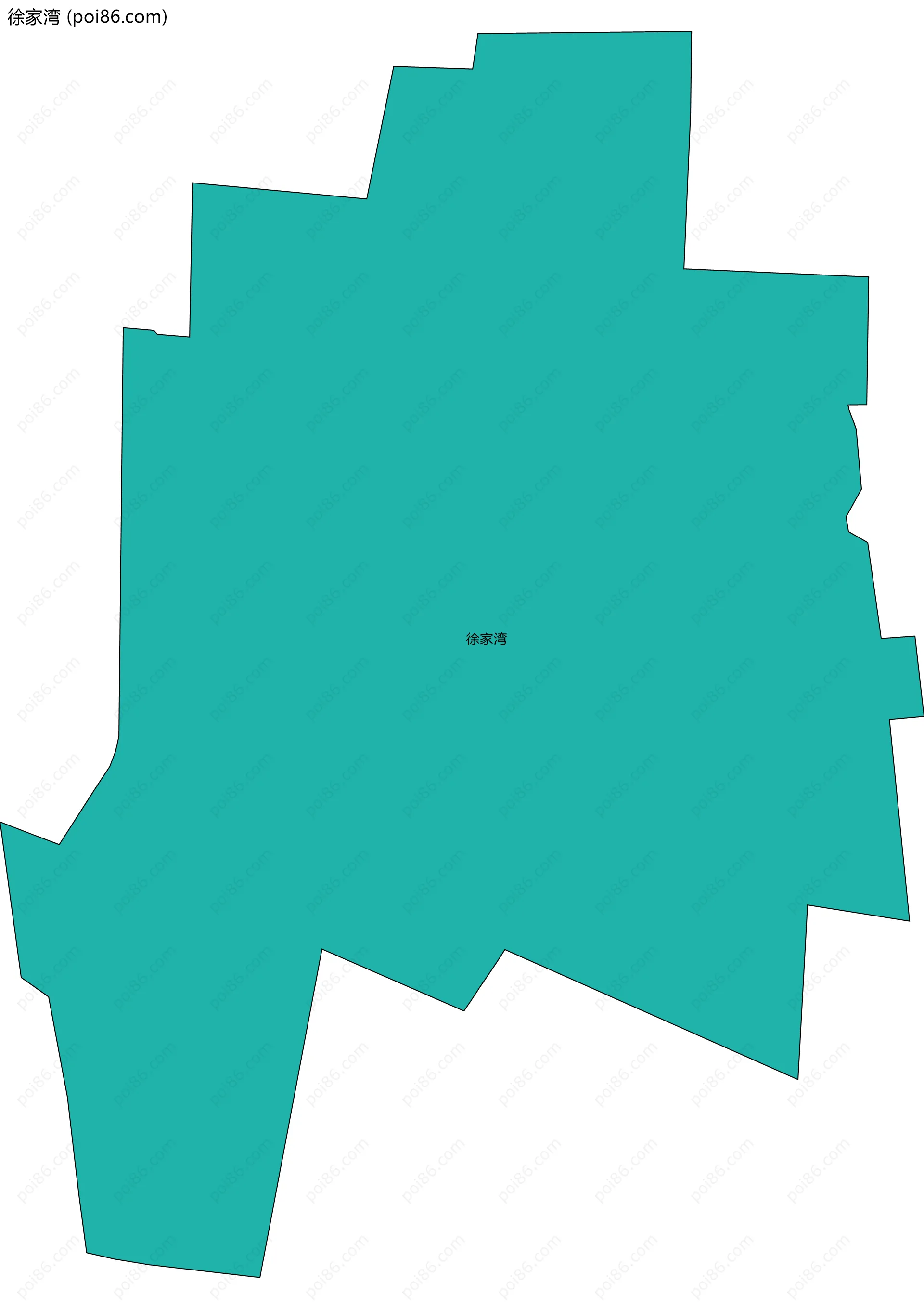 徐家湾边界地图