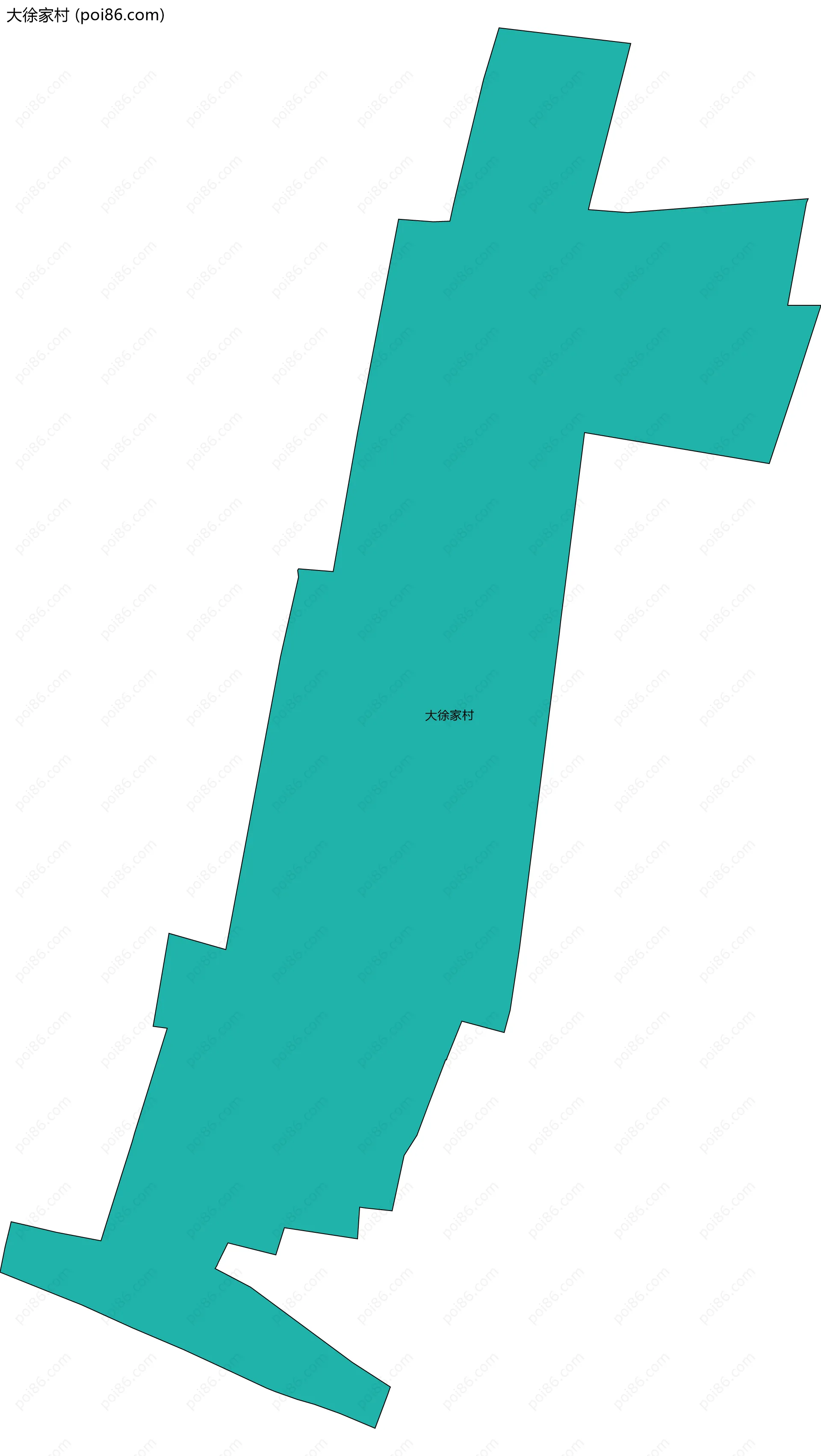 大徐家村边界地图